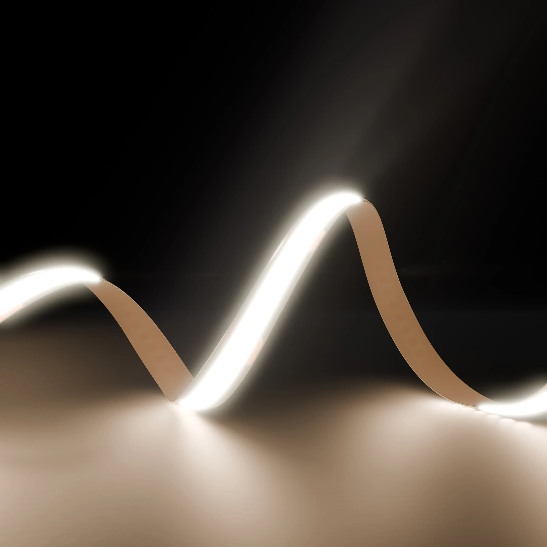 5V COB LED Streifen - 3m USB-Set mit Controller und Fernbedienung - Lichtfarbe: neutralweiß - IP65
