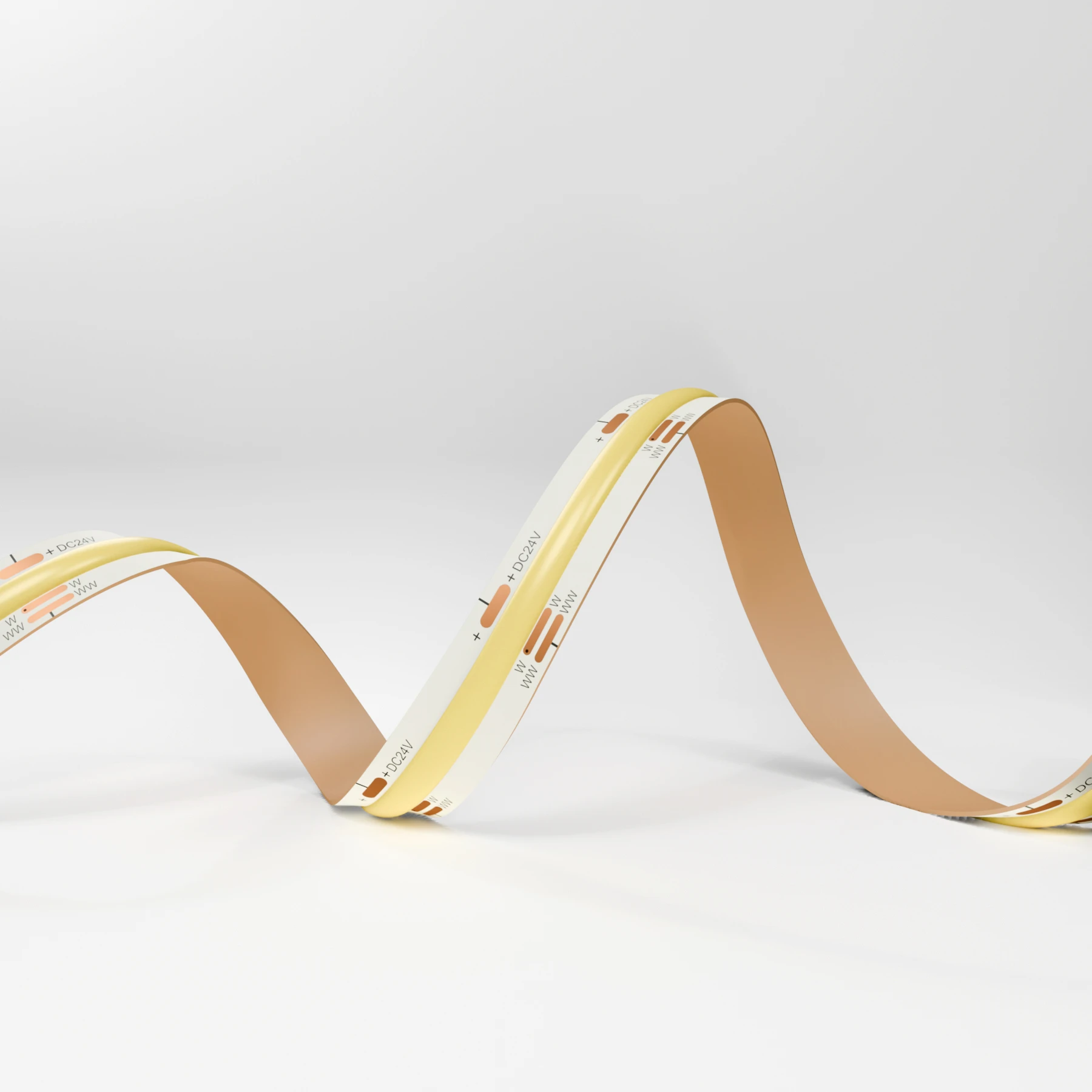 24V COB LED Streifen – Farbtemperatur einstellbar – alle 2,6cm teilbar