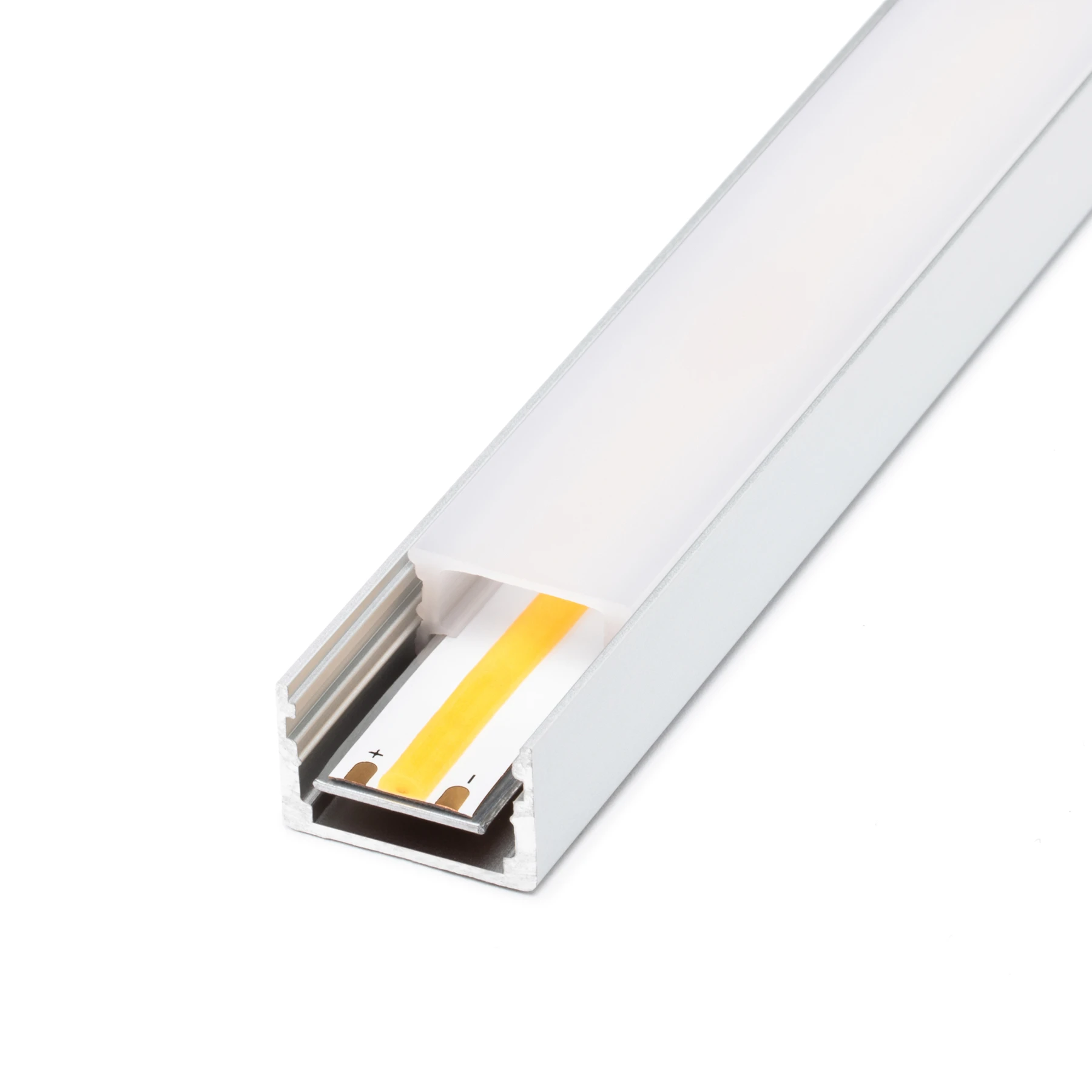 diffuse Abdeckung für LED Aufputzprofil - wasserfest, CC-77 - 100cm Länge