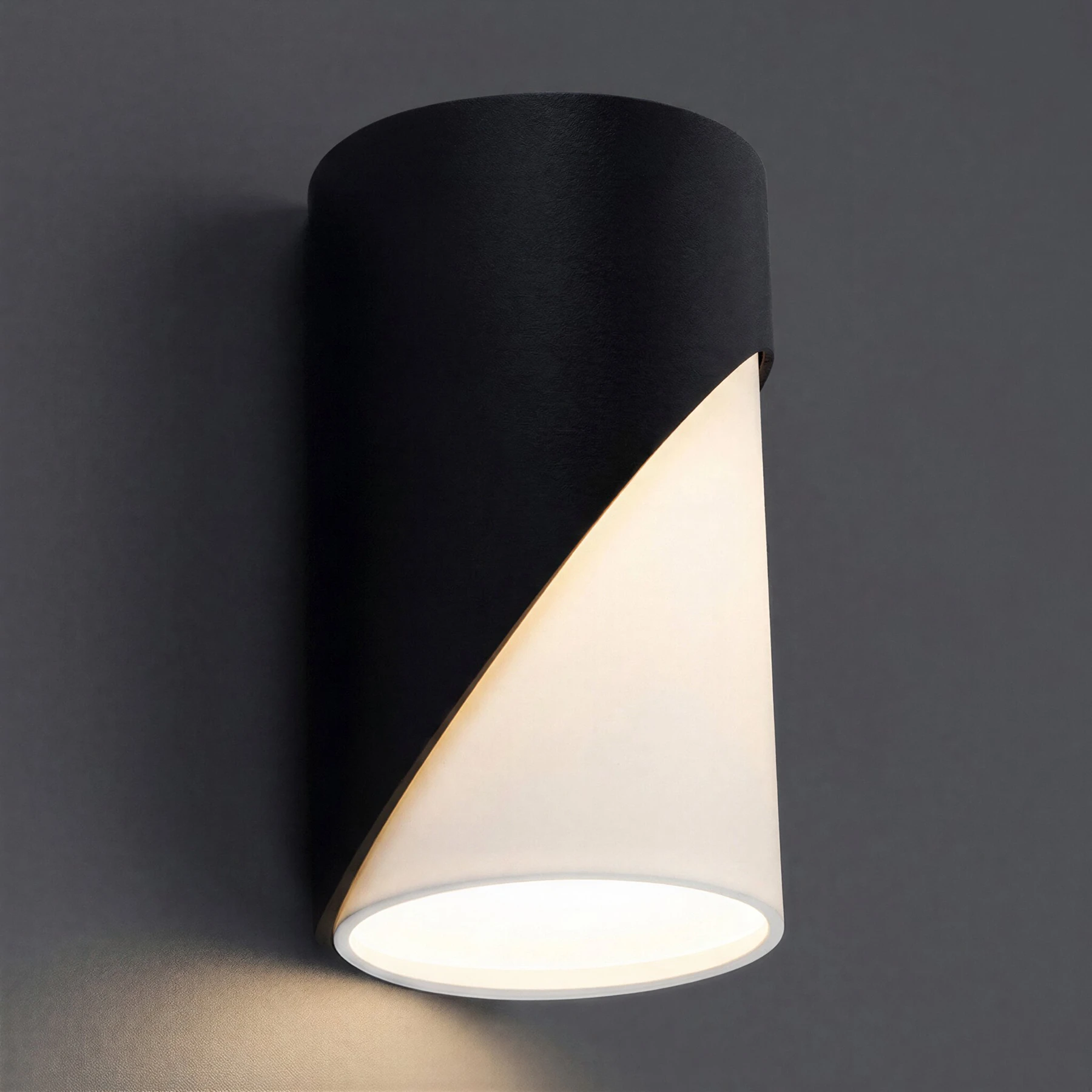 Zebra DWL - Aufbau Deckenspot in schwarz/weiß - Lichtfarbe: individuell wählbar