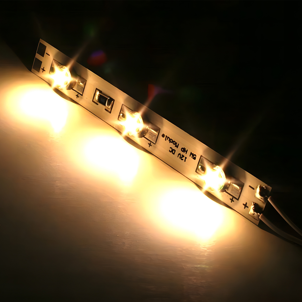 12V  High-Power LED Modul – warmweiß – 10cm