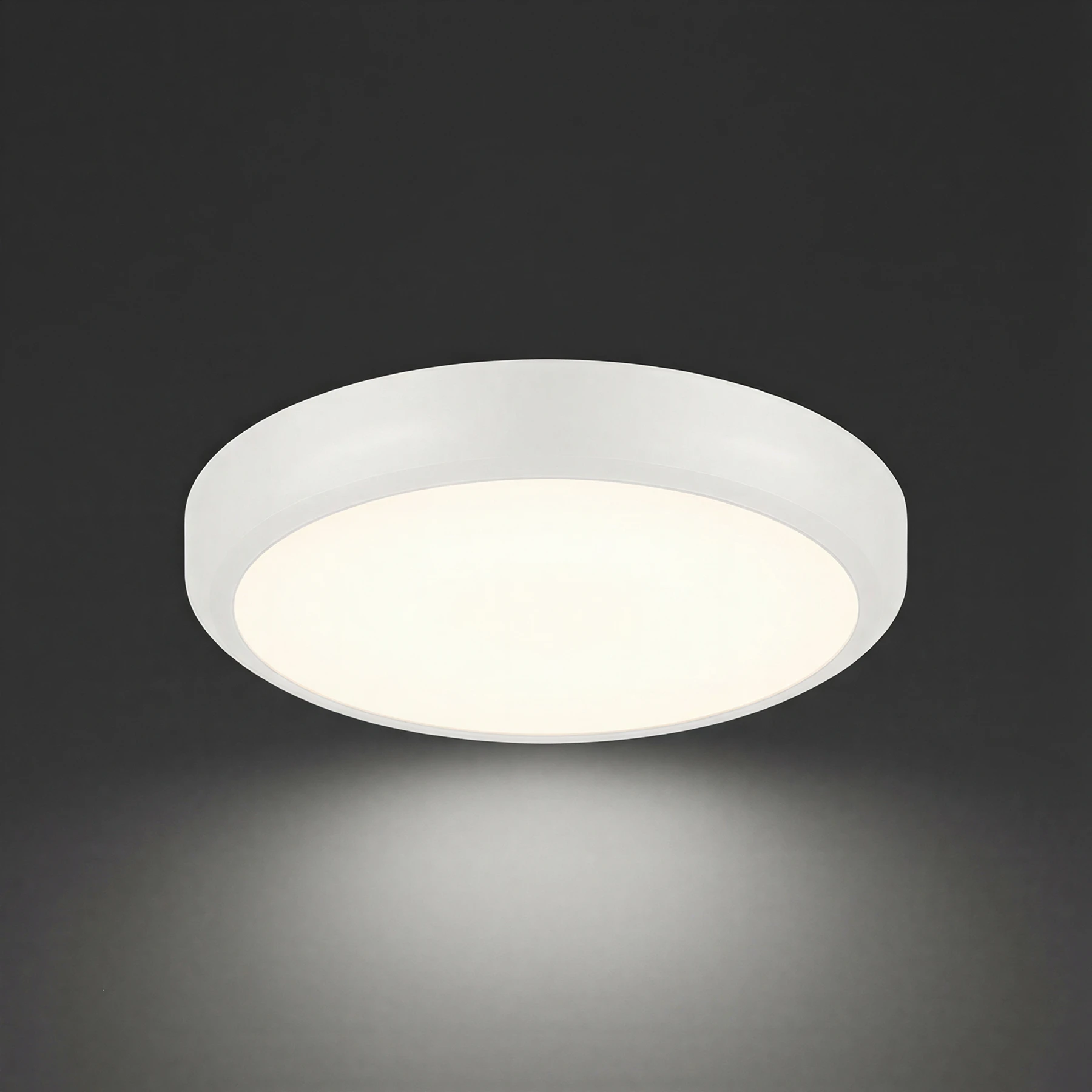 Decken Aufbauleuchte in weiß - Ø17cm - 14 W - Lichtfarbe: weiß einstellbar