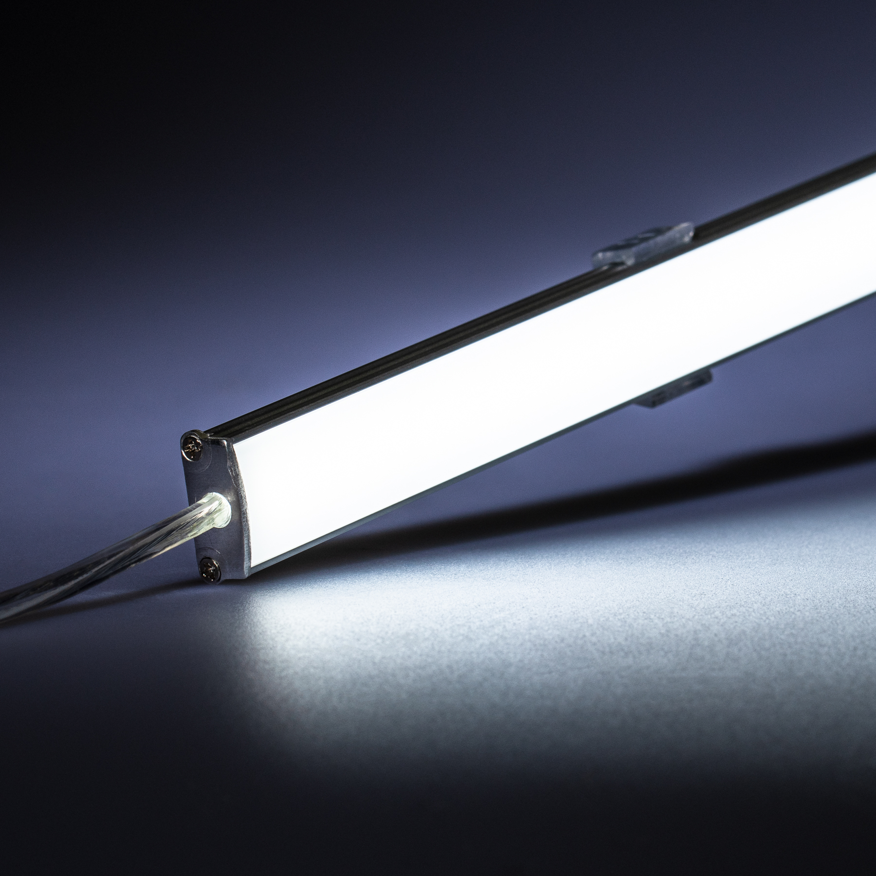 12V wasserfeste Aluminium LED Leiste – weiß – 50cm– diffuse Abdeckung  – IP65