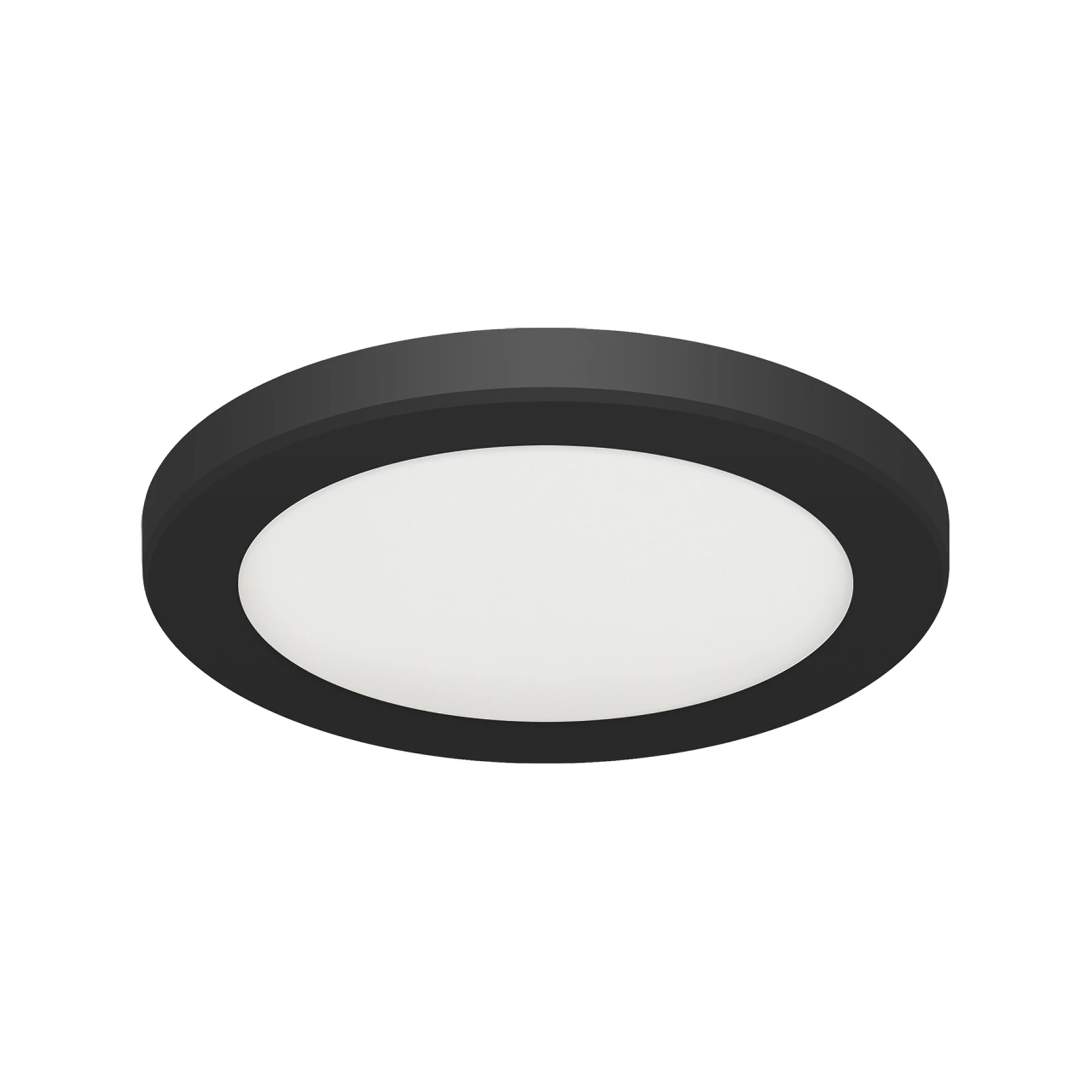 Decken Aufbauleuchte in schwarz - Ø17cm - 12 W - Lichtfarbe: weiß einstellbar