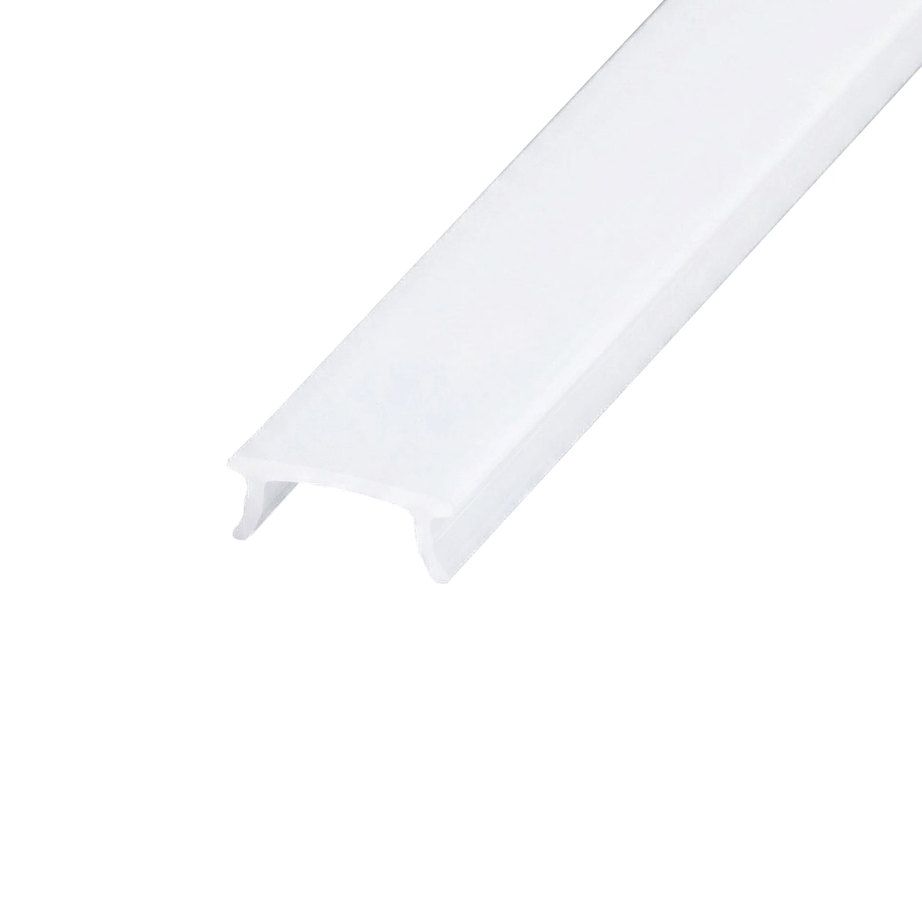 diffuse Abdeckung für LED Fliesenabschlussprofil - nach oben abstrahlend, CC-14 und CC-14-WHT - 100cm Länge