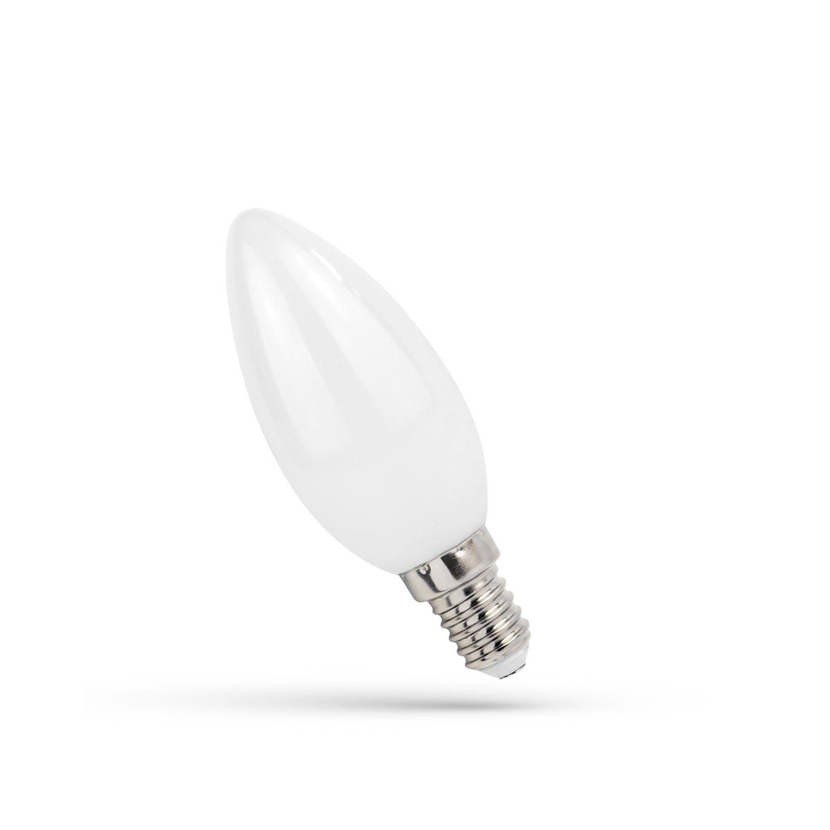LED Leuchtmittel - E14 - 6W - warmweiß - 2700K, COG-Filamente, Kerze, diffus