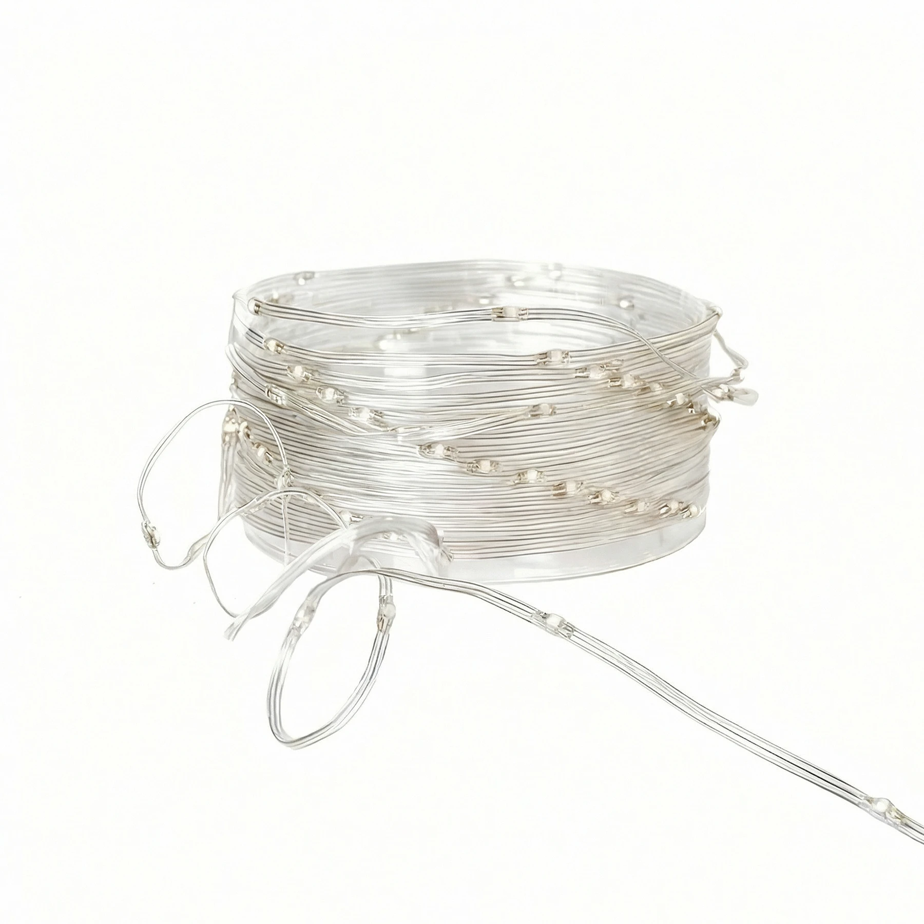 Micro - Lichterkette für außen - 7,2 m - 96 LEDs - Timer - Batteriebetrieb - 8 Funktionen - Warmweiß