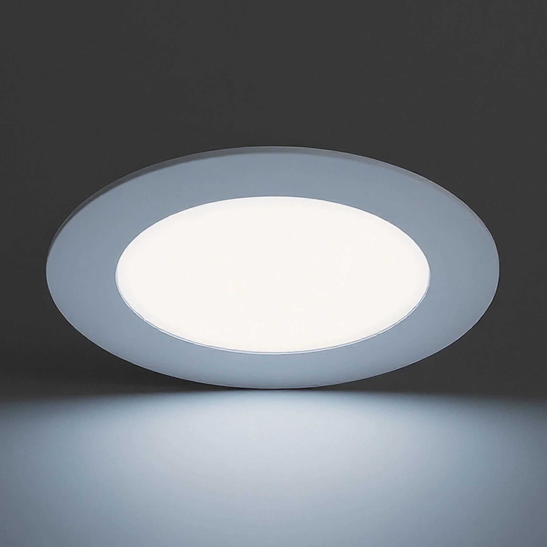 Decken Einbauleuchte in weiß - Ø19cm - 15 W - Lichtfarbe: kaltweiß