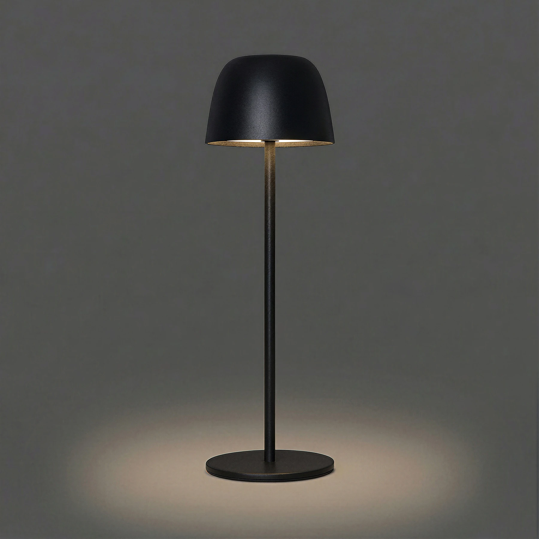 Ronda - Akku Tischleuchte outdoor in schwarz - Lichtfarbe: warmweiß