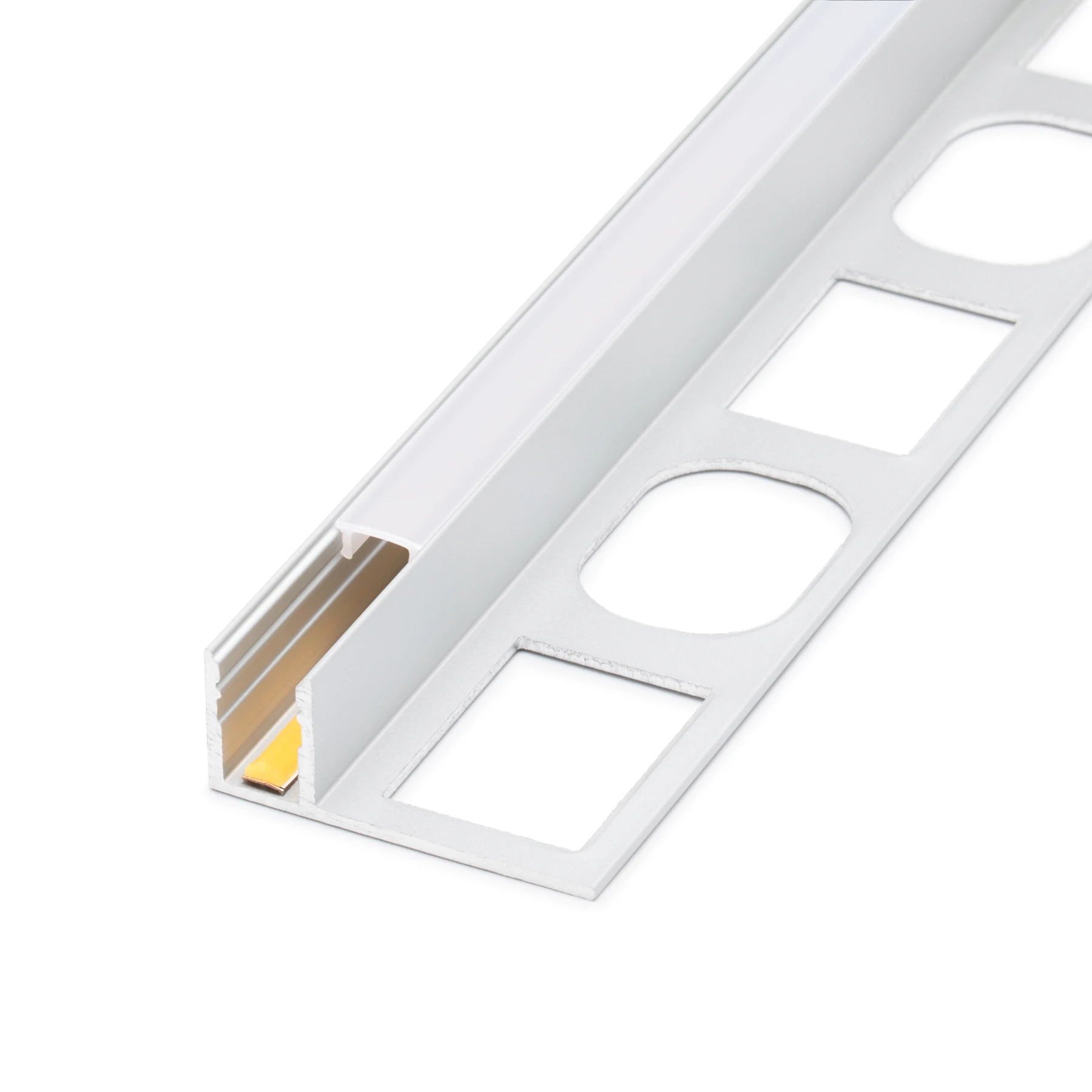diffuse Abdeckung für LED Fliesenabschlussprofil - schmal, CC-78 - 100cm Länge