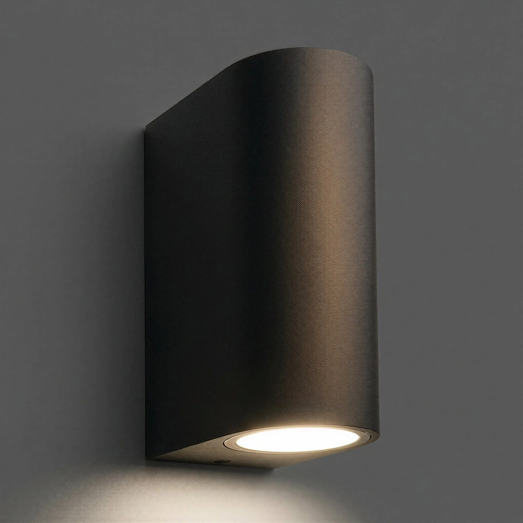 Garden Lights, 12V Wandleuchte - Sibus schwarz, 4W, warmweiß, IP44