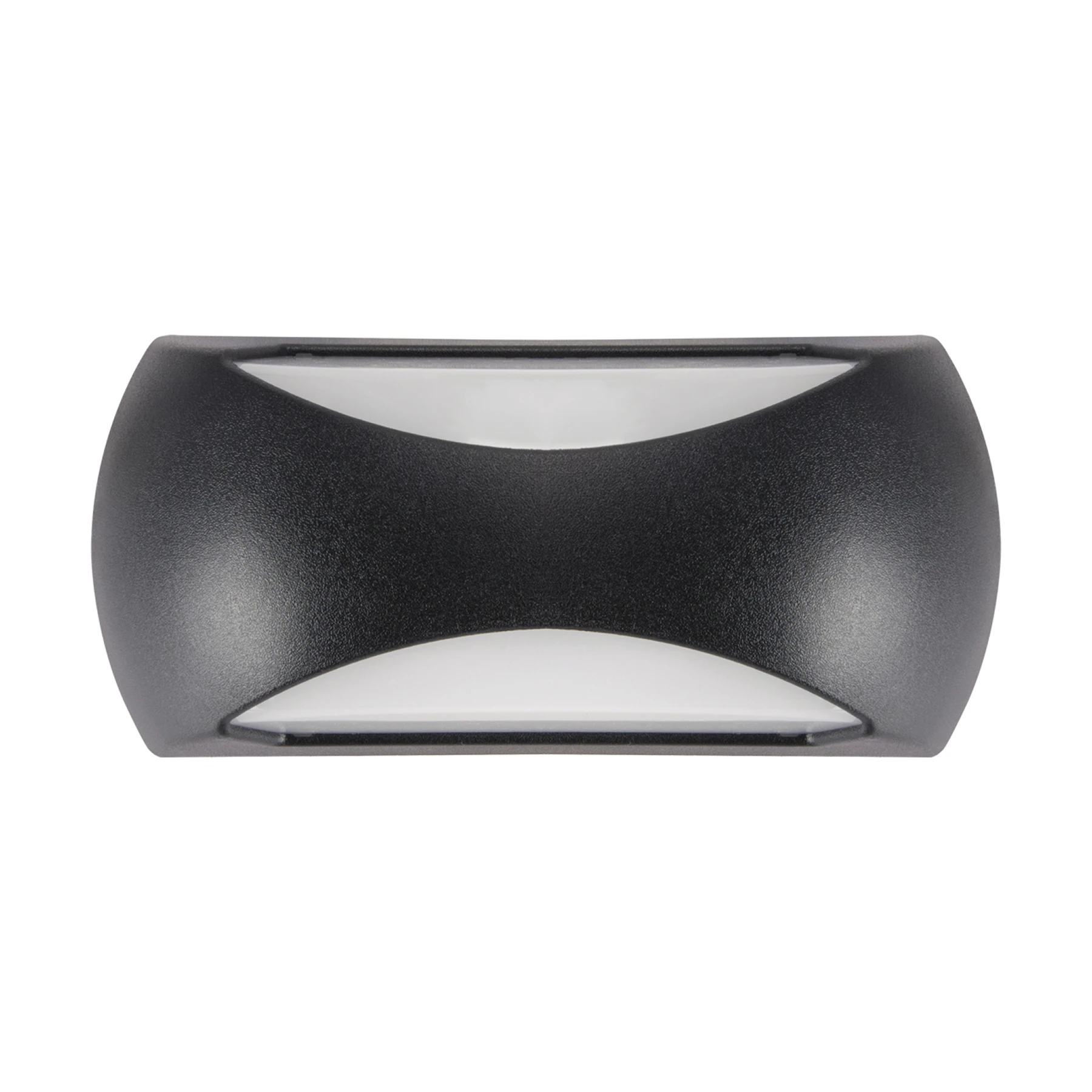 Wandleuchte outdoor in schwarz - 23cm - 12 W - Lichtfarbe: neutralweiß