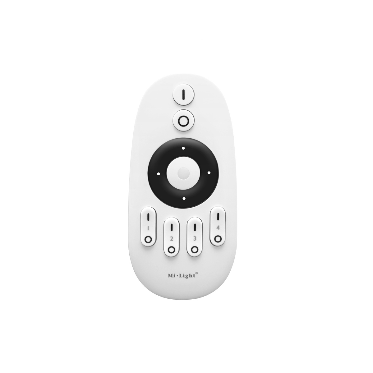 LED Funkfernbedienung - 4 Zonen - 1 bis 2 Kanal - 2,4 GHz - Weiß