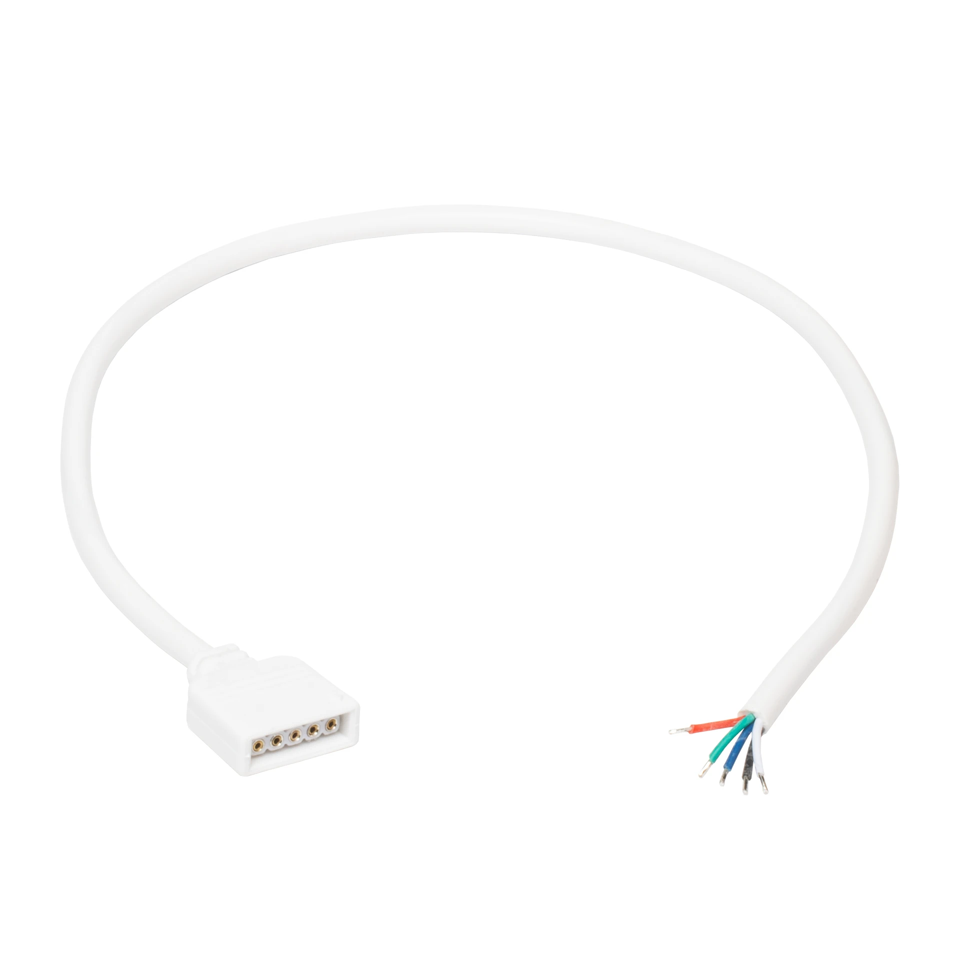 5-poliges Anschlusskabel für Controller/ Dimmer oder Einbaunetzteile, weiß, 30cm