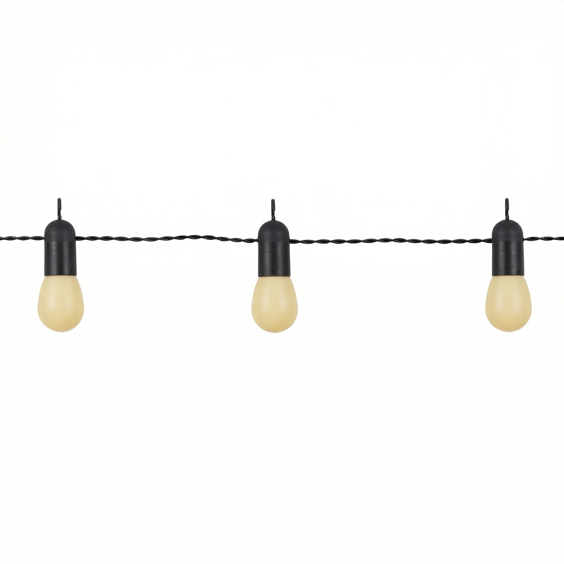 Small Hooky - Lichterkette für außen - 4,5 m - 16 LEDs - Netzbetrieb - Warmweiß