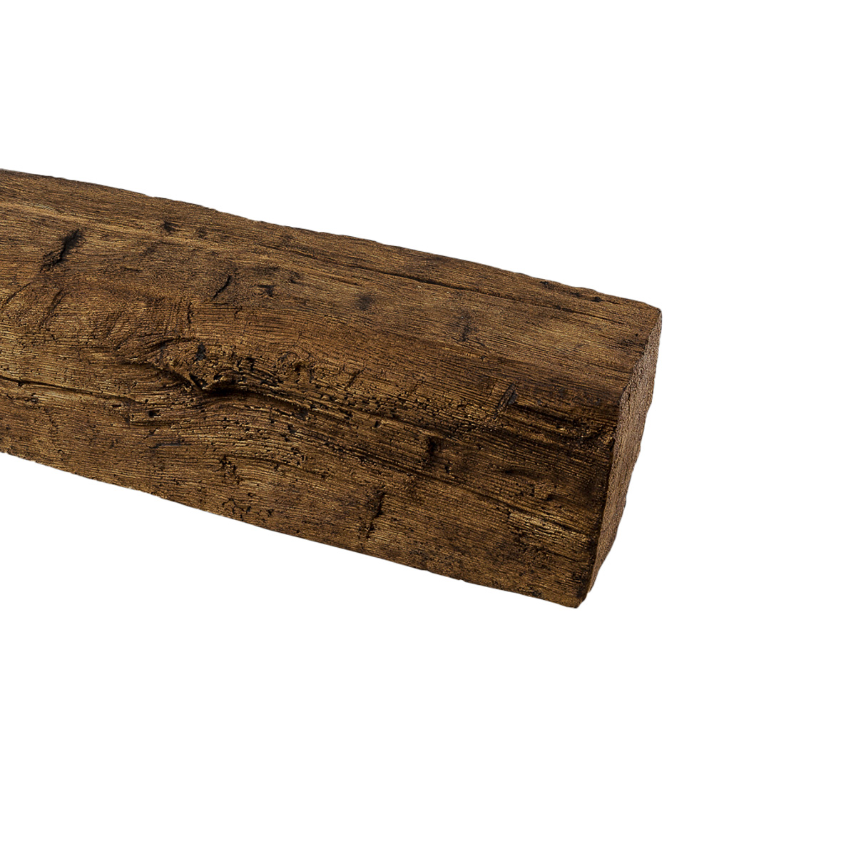 Deckenbalken - Eiche dunkel - Holzoptik, 9 x 6 x 200cm