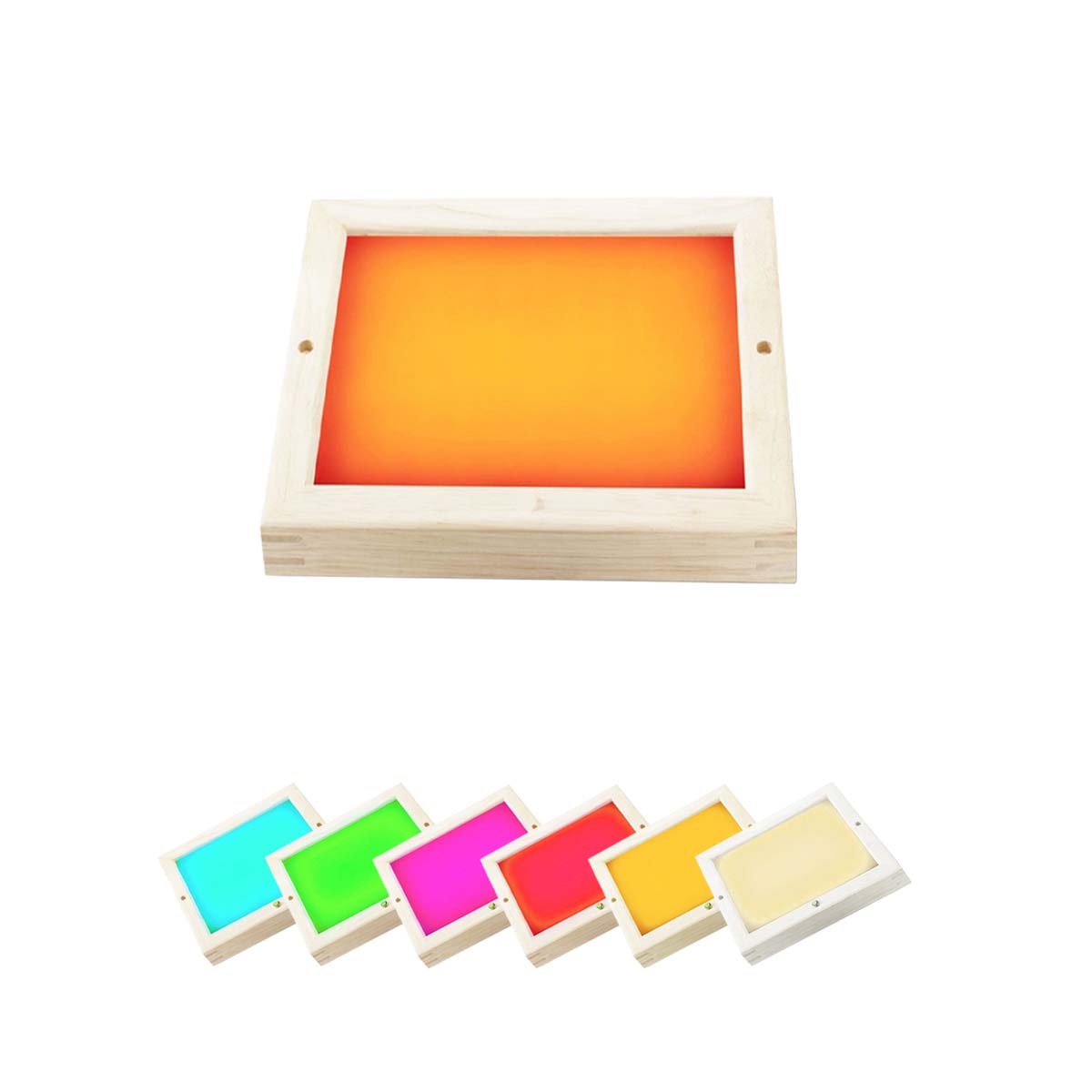 Sauna Lampe, 12V, 38W, 15 Lichtprogramme, 12 Farben, rechteckig, 31 x 24 x 3,5 cm