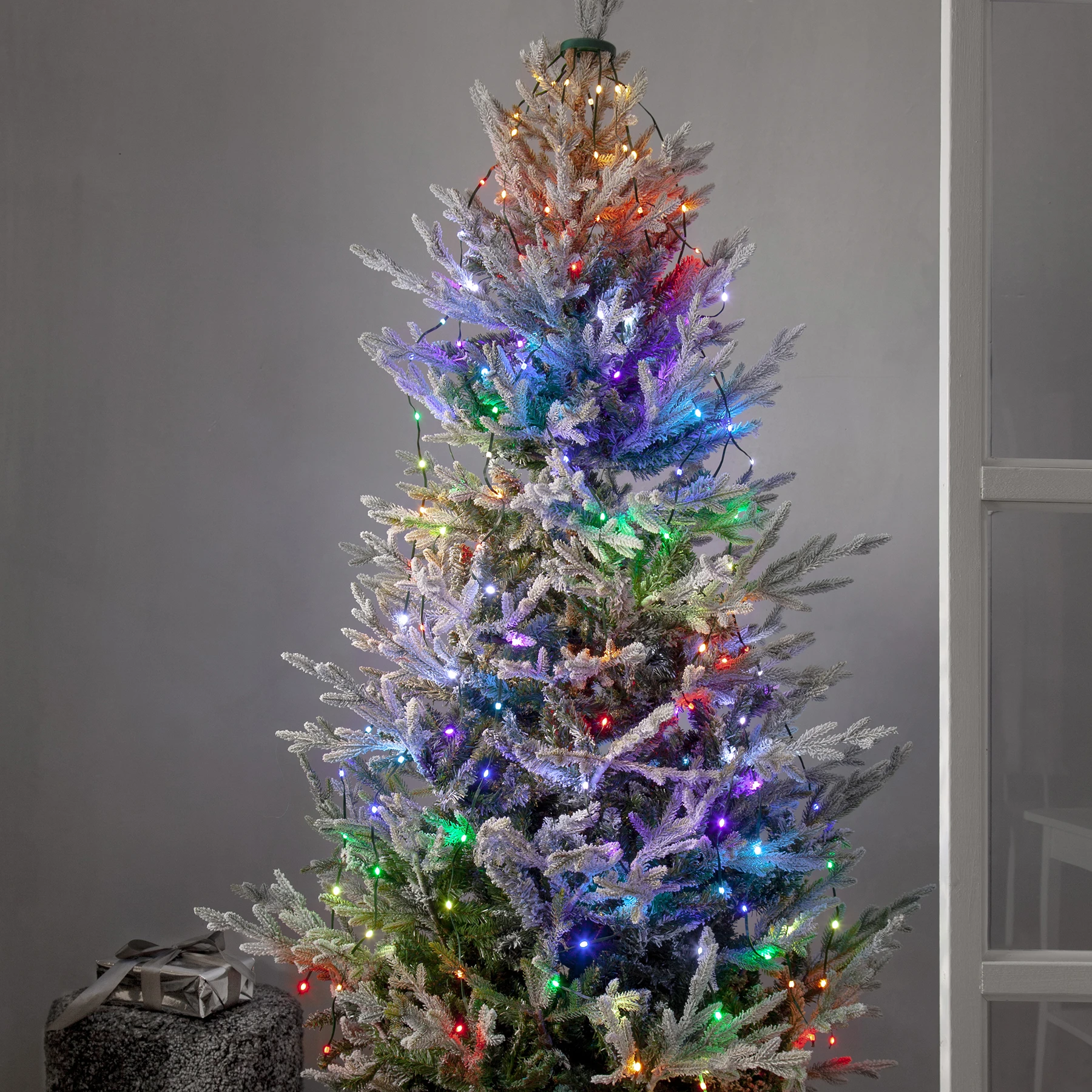 Smart - Baumlichterkette für außen - 0,08 m - 160 LEDs - Netzbetrieb - Fernbedienung - RGB