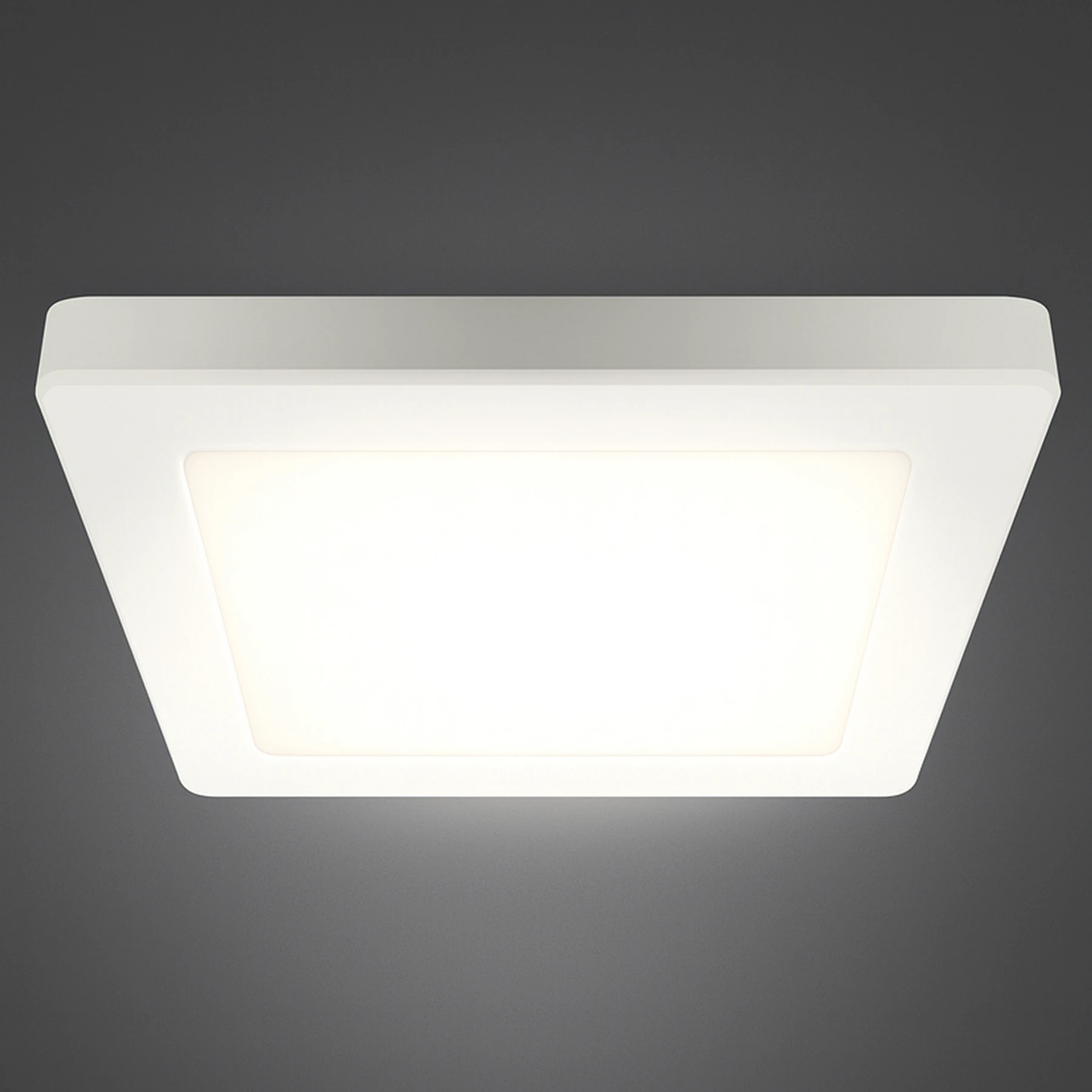 Decken Aufbauleuchte in weiß - 29cm - 24 W - Lichtfarbe: weiß einstellbar