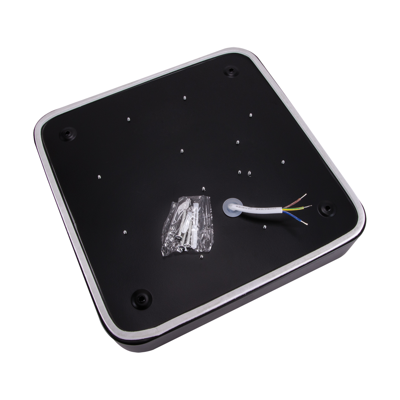 Decken Aufbauleuchte in schwarz - 50cm - 48 W - Lichtfarbe: neutralweiß