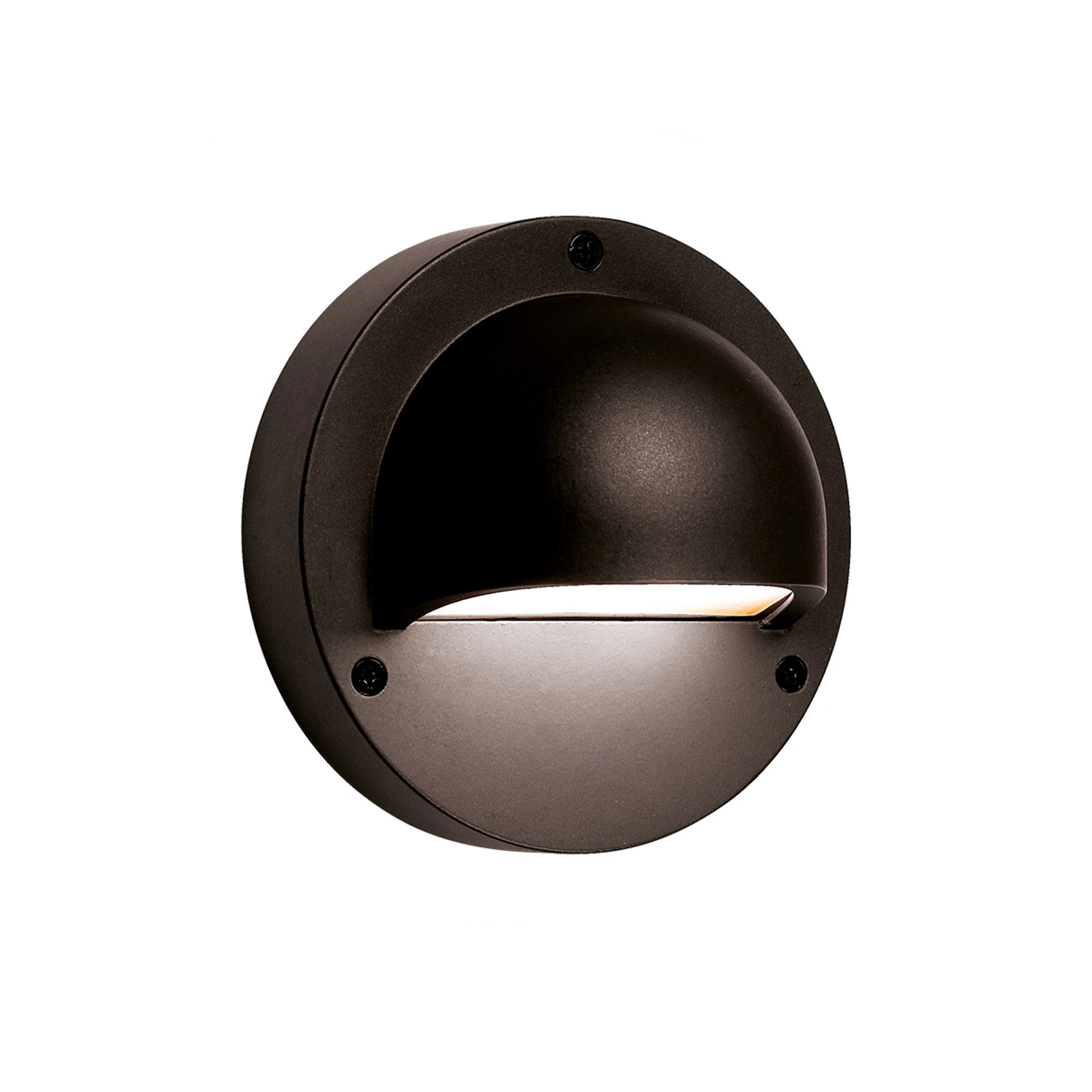 Garden Lights, 12V Wandleuchte - Deimos schwarz, 1,5W, warmweiß + weiß, IP44