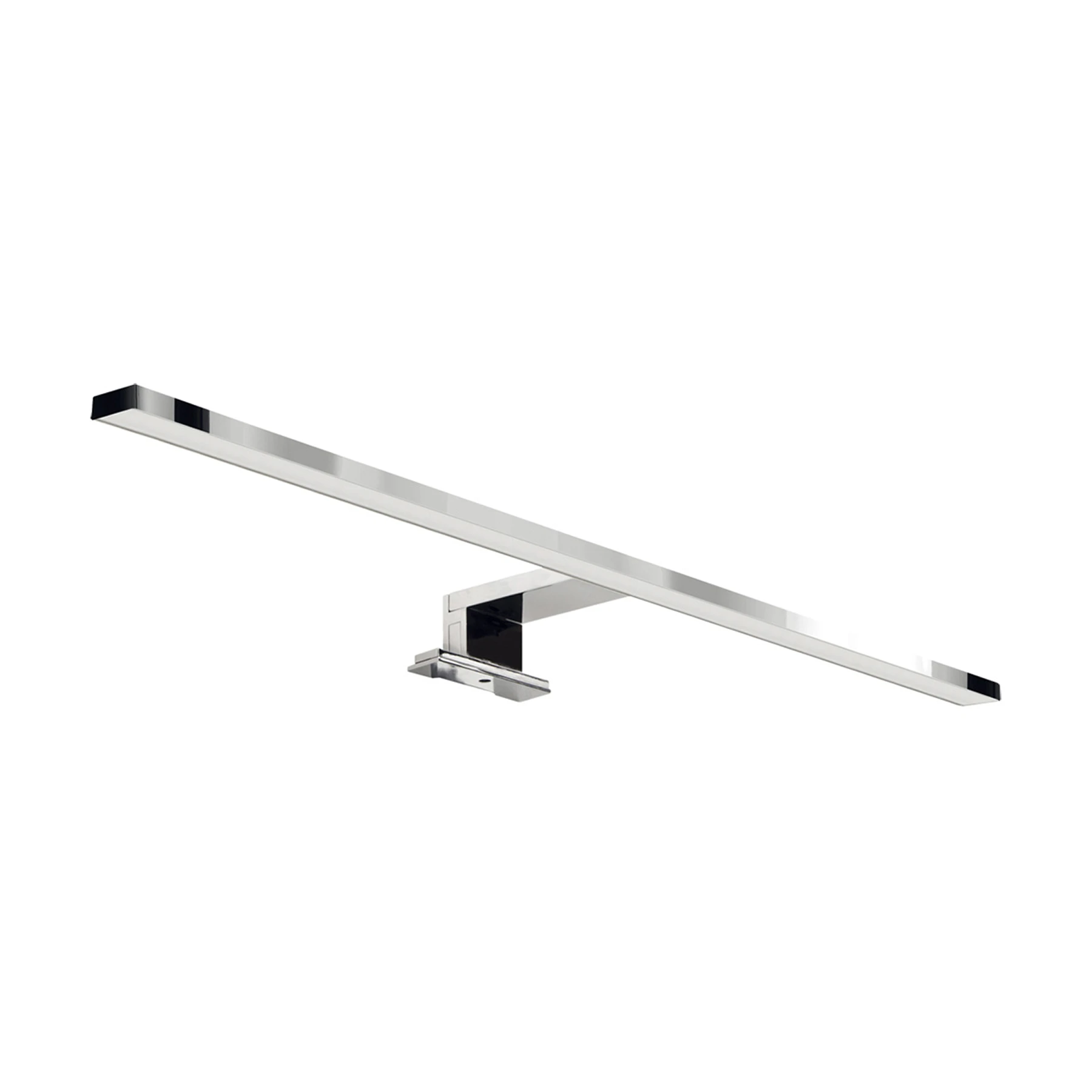 230V LED - Spiegelleuchte in  Chrom - Lichtfarbe: Neutralweiß - 13W - 60cm