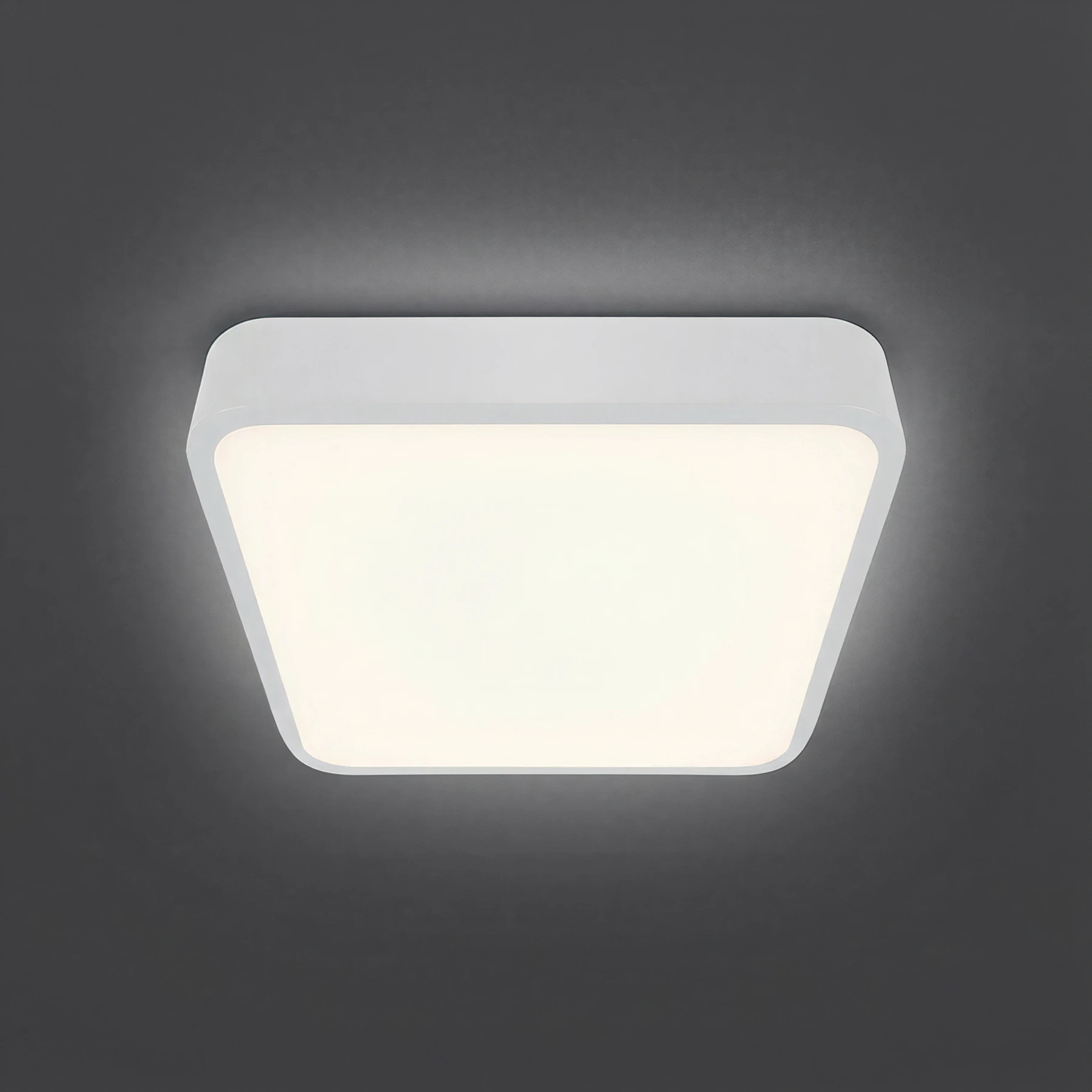 Decken Aufbauleuchte in weiß - 30cm - 16 W - Lichtfarbe: neutralweiß
