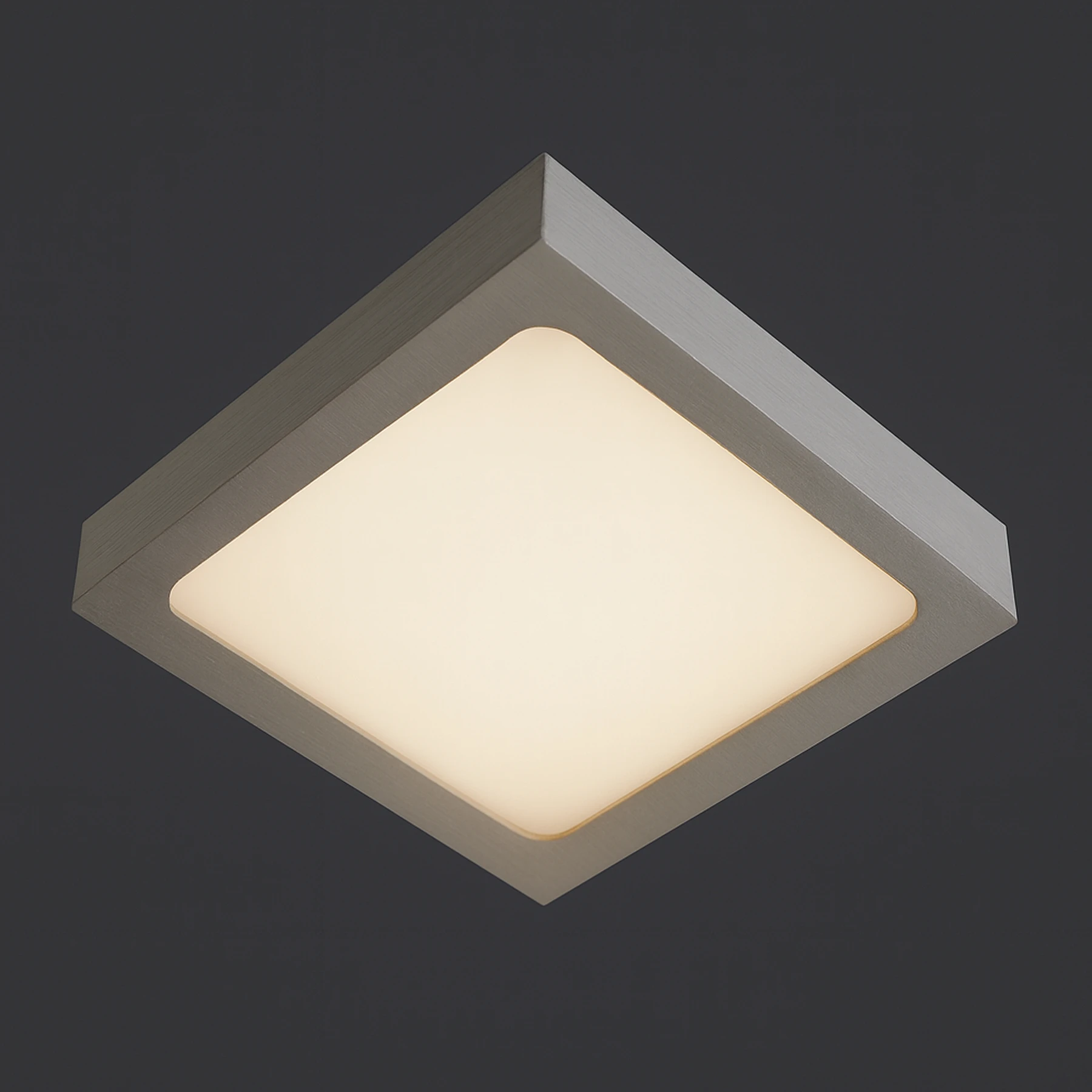 Decken Aufbauleuchte in mattchrom - 24 W - Lichtfarbe: neutralweiß