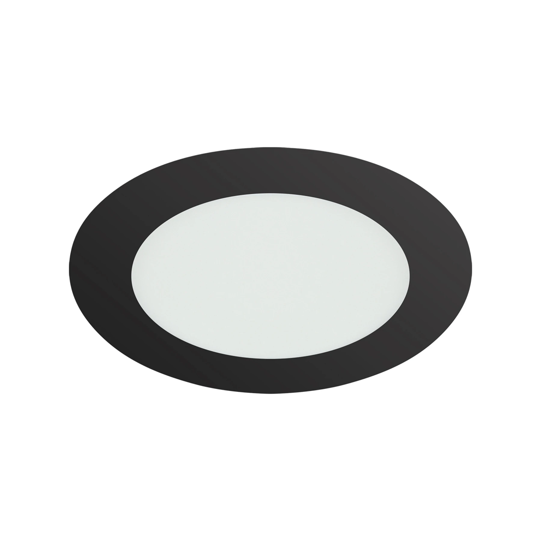 Decken Einbauleuchte in schwarz - Ø15cm - 12 W - Lichtfarbe: weiß einstellbar