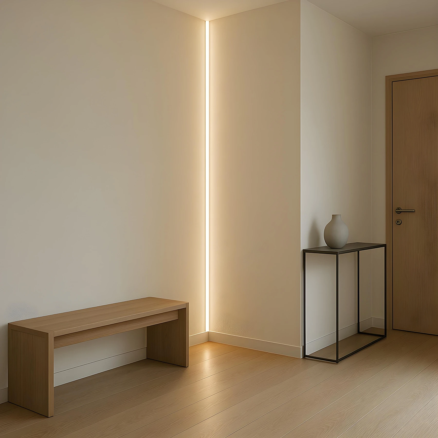 Aluminium LED Unterputz Profil, Trockenbau, Innenecke, 4,6 x 2,4 x 15cm - ohne Abdeckung - ohne Endkappen