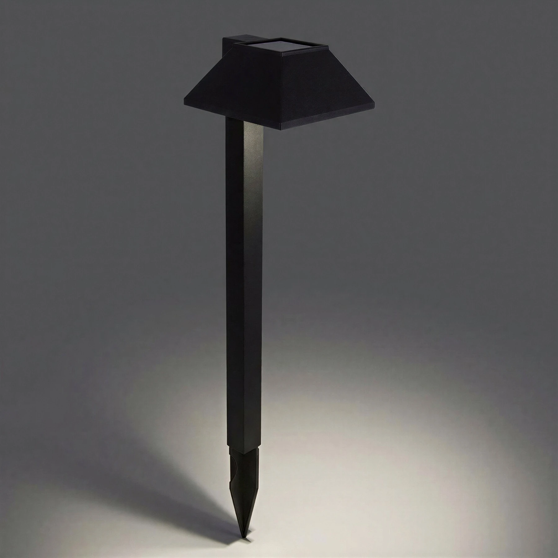 Ideus, LED - Wegeleuchte - Ekier, Solarleuchte, schwarz, IP44, 0,5W, Höhe: 460 mm