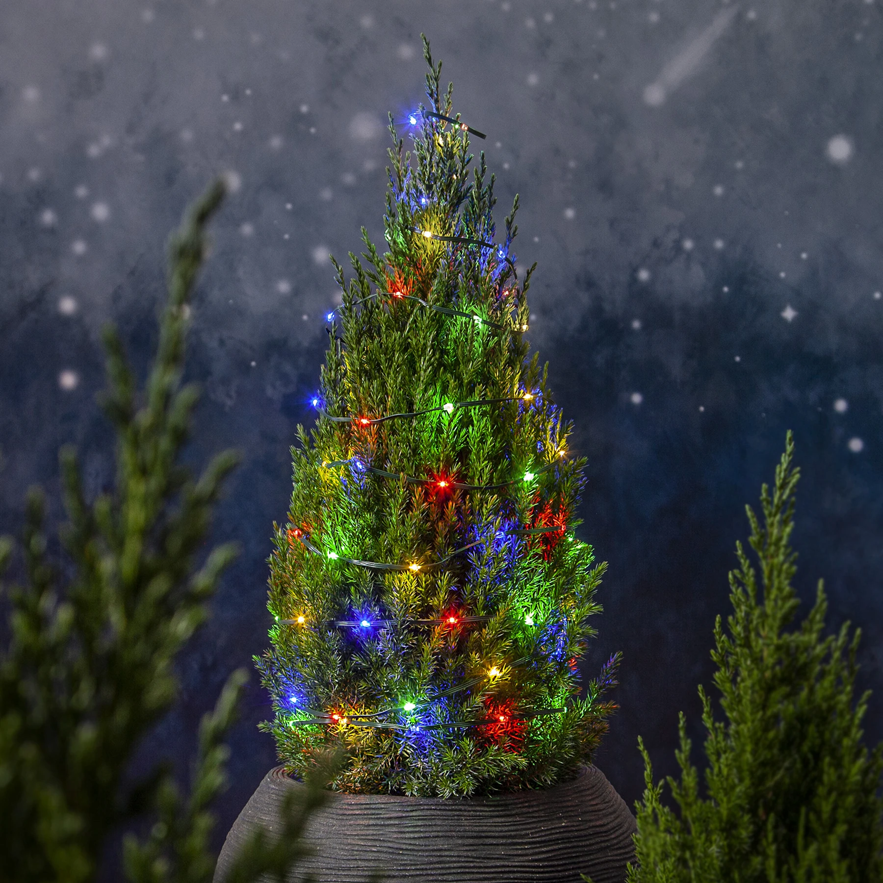Dew Drop Micro - Lichterkette für außen - 36 m - 480 LEDs - Netzbetrieb - Mehrfarbig