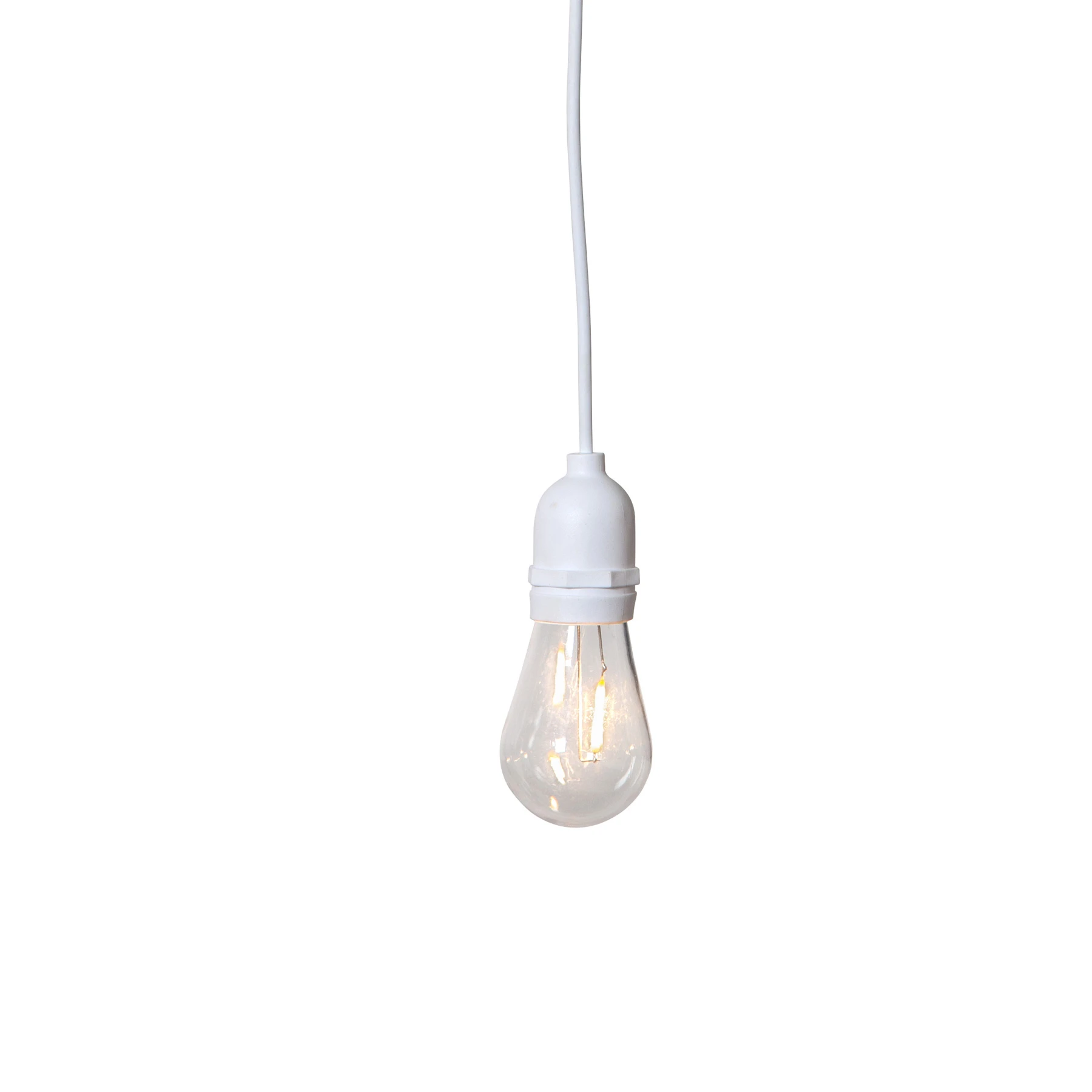 String Light - Lichterkette für außen - 3,6 m - 10 LEDs - Netzbetrieb - Warmweiß
