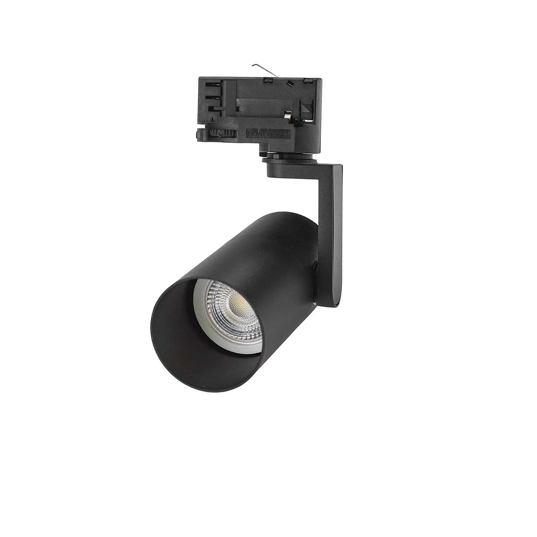 230V LED 3-Phasen Schienenleuchte  - 10W - GU10, schwarz - ohne Leuchtmittel