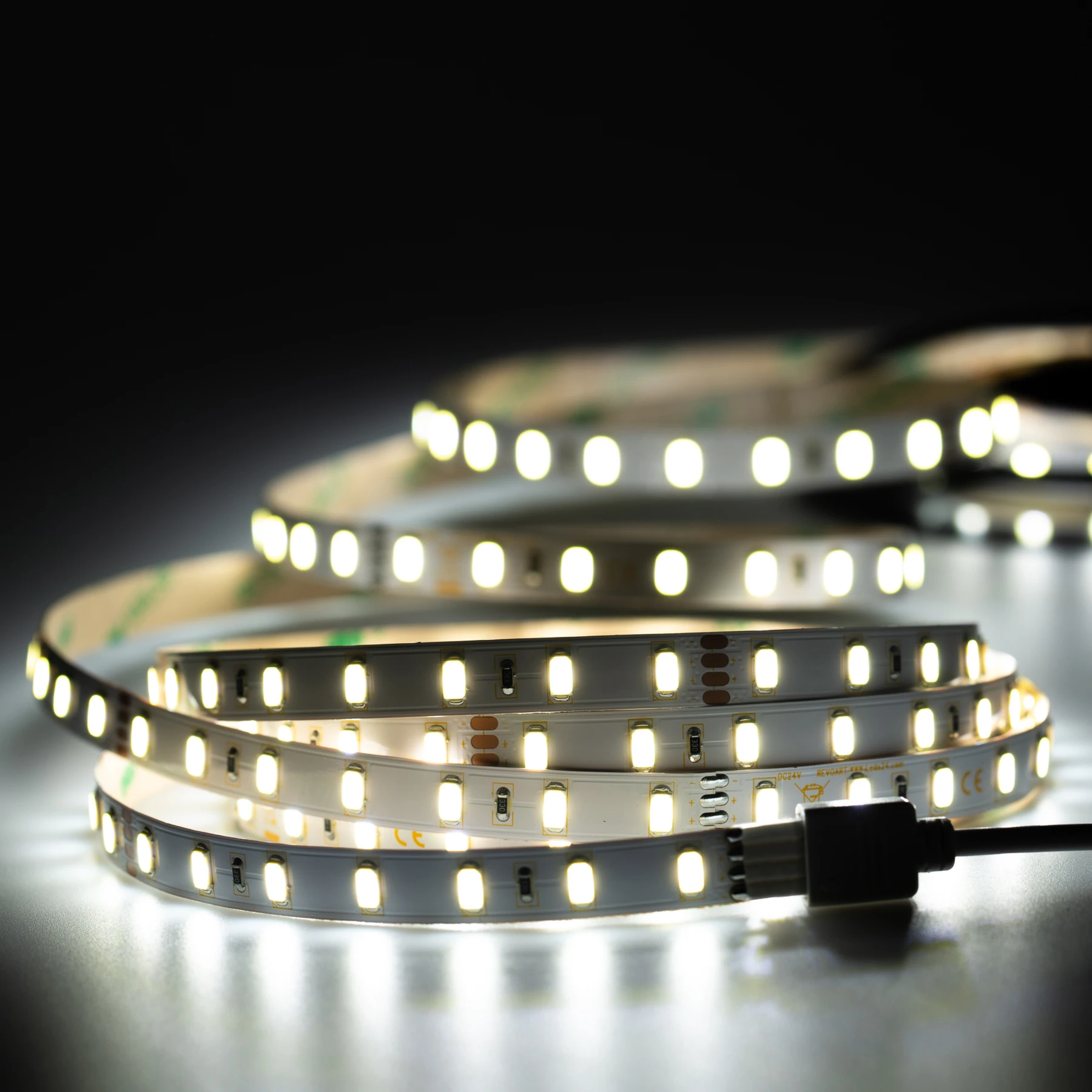 24V LED-Streifen Stripe flexibel - je 10cm 7x 5630 high Power LEDs - eXtrem-Line weiß - ohne Steckerbuchsen 4polig - Löten erforderlich - kein Anschlußkabel zum Netzteil - 10cm - 7 x 5630 LEDs - 1,6 Watt - 175 Lumen