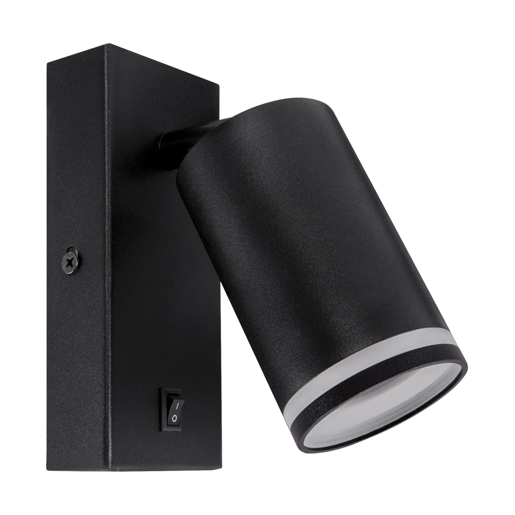 Wandleuchte indoor in schwarz - Lichtfarbe: individuell wählbar