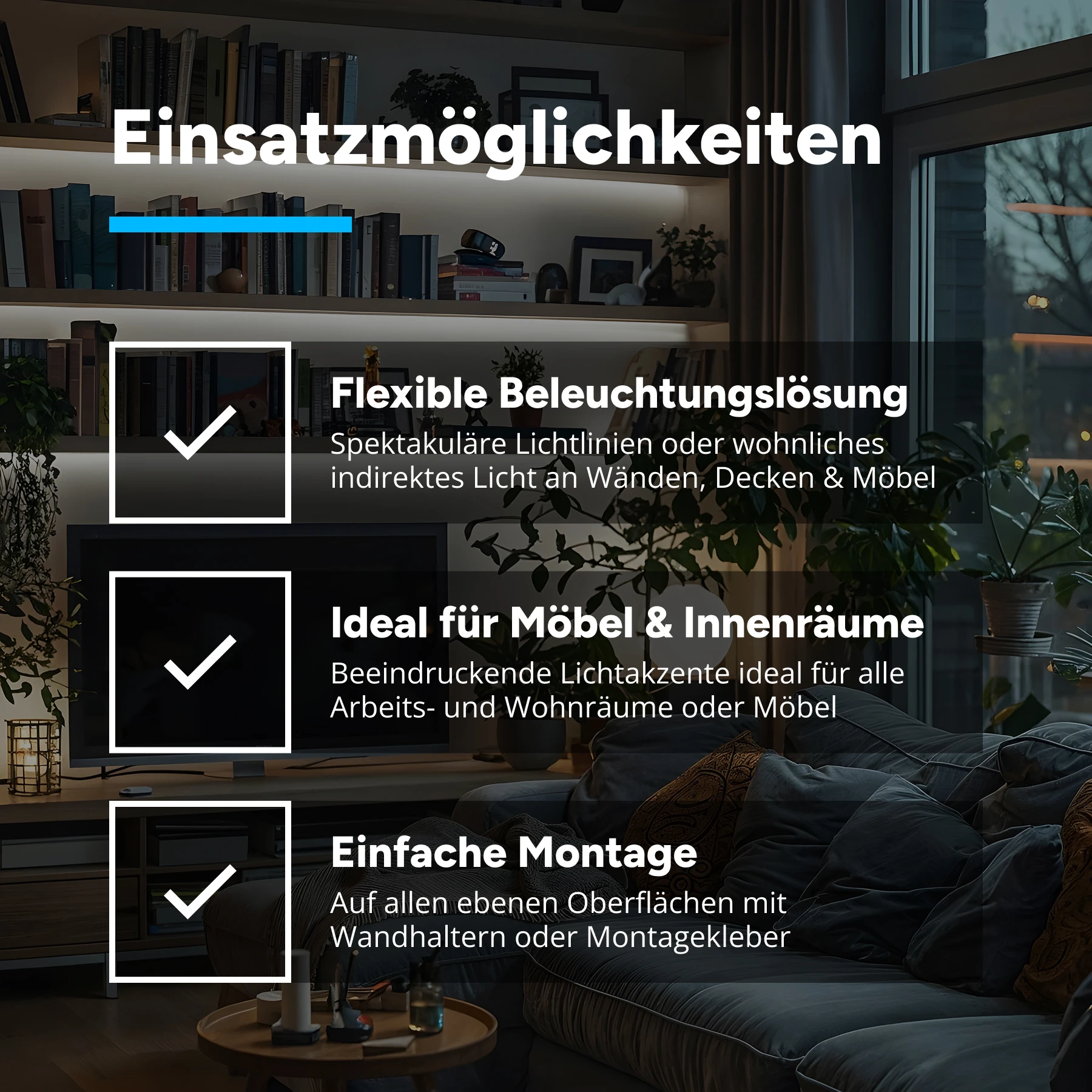 24V wasserfeste Aluminium LED Leiste - RGBW (RGB + neutralweiß) - diffuse Abdeckung - IP65 - 43cm mit 24 LEDs - 6 Watt - 480 Lumen - 200cm Eingangskabel mit offenen Enden - ohne Ausgangskabel (geschlossene Endkappe)