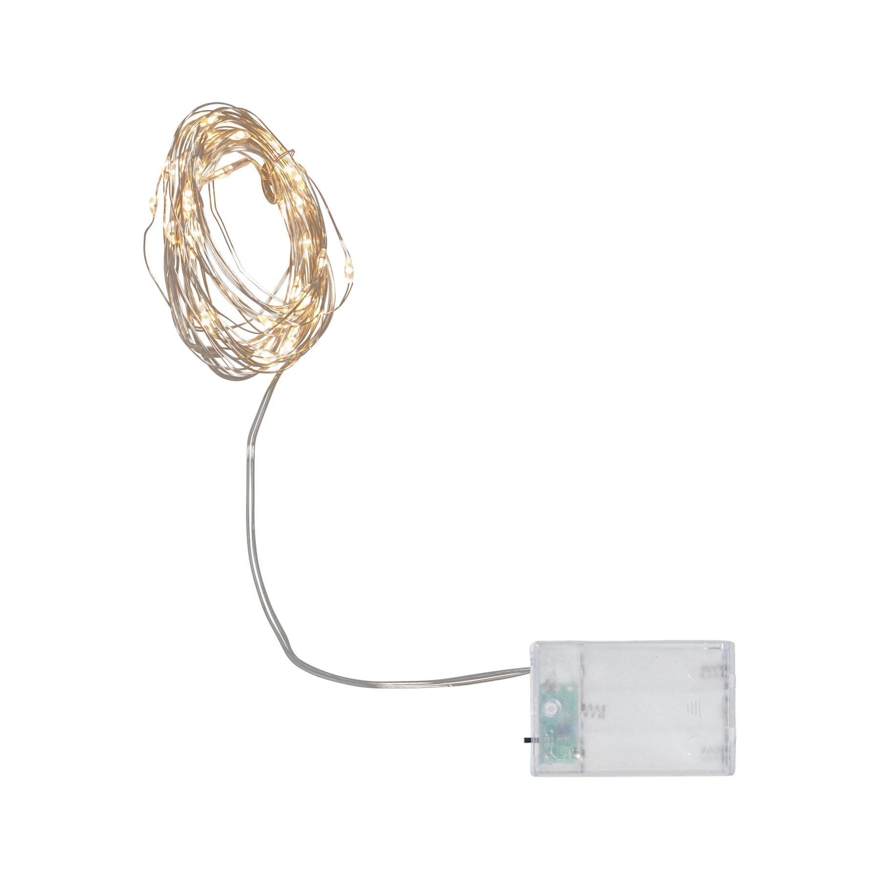 Dew Drop - Deko Lichterkette für innen - 4 m - 40 LEDs - Timer - Batteriebetrieb - Warmweiß
