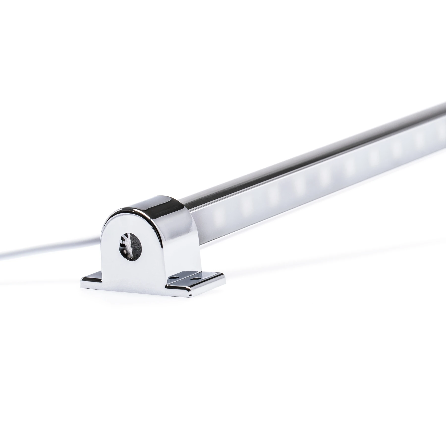 wasserfestes 24V LED Leisten Set mit Fernbedienung und Netzteil, 50cm Länge, Lichtfarbe RGB, IP65
