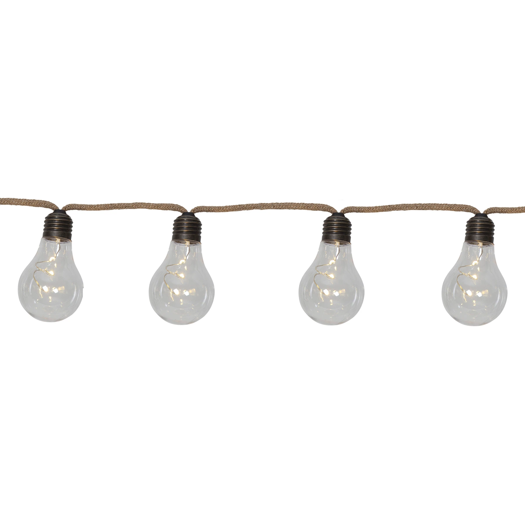 Jutta - Deko Lichterkette für innen - 2,25 m - 10 LEDs - Timer - Batteriebetrieb - Warmweiß