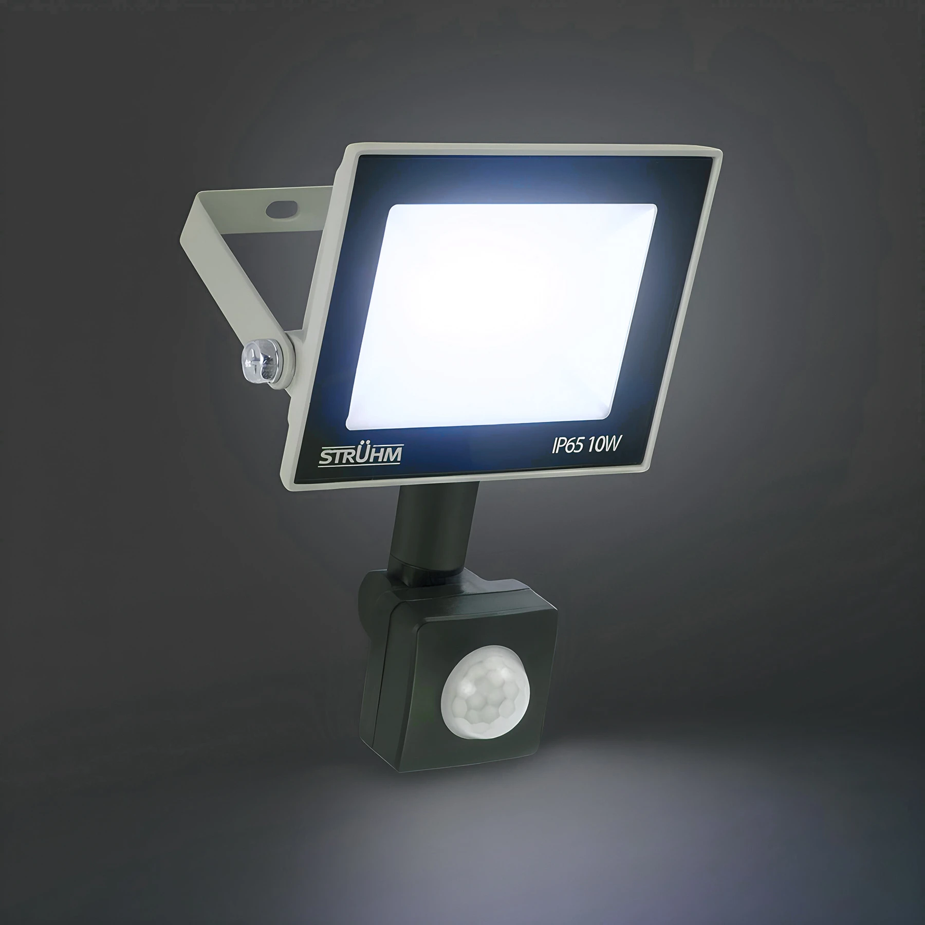 LED Strahler mit Bewegungsmelder - 11,1 x 14,5 x 5 cm - 10 W - Lichtfarbe: Kaltweiß