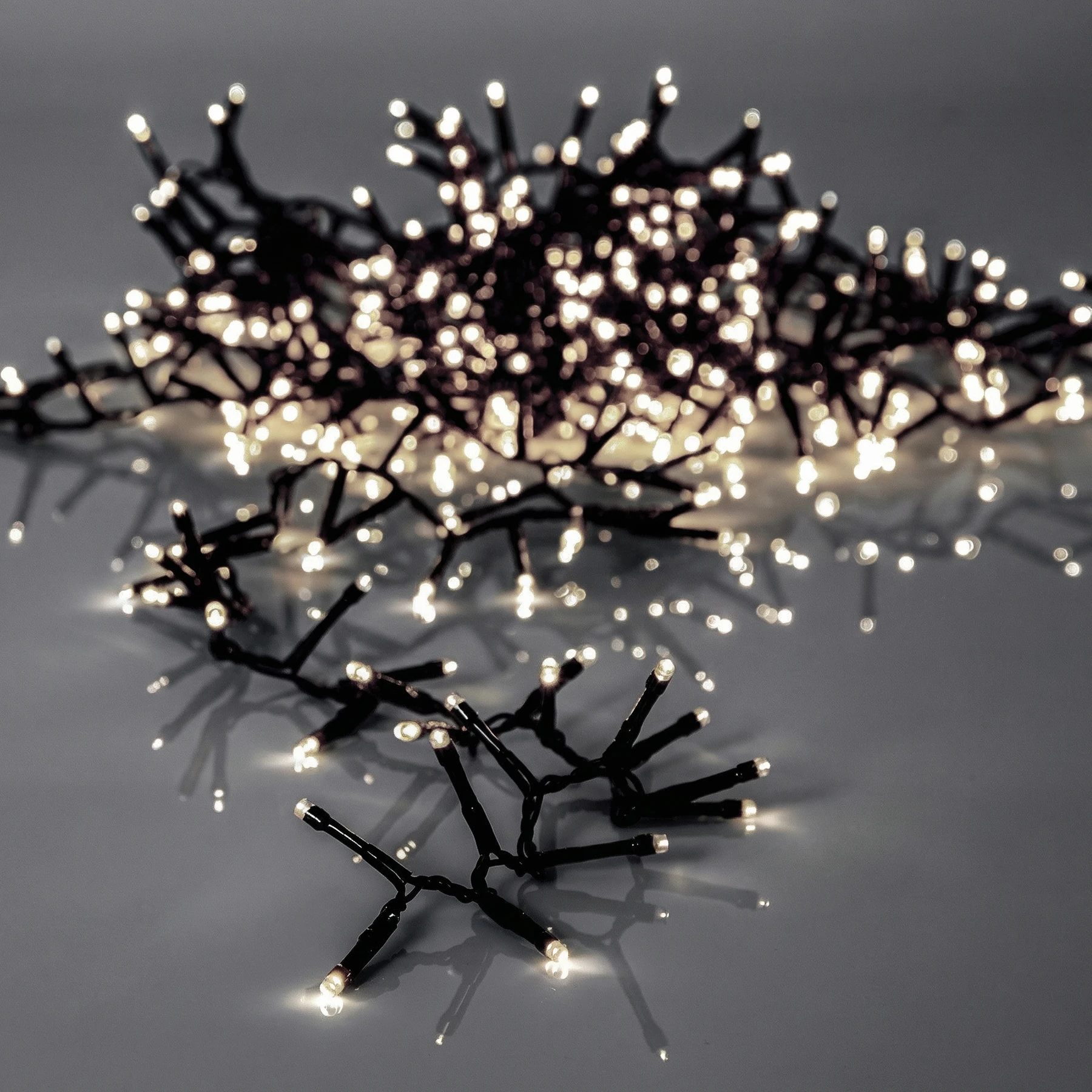 Crispy Ice White - Lichterkette für außen - 24 m - 1200 LEDs - Netzbetrieb - Neutralweiß