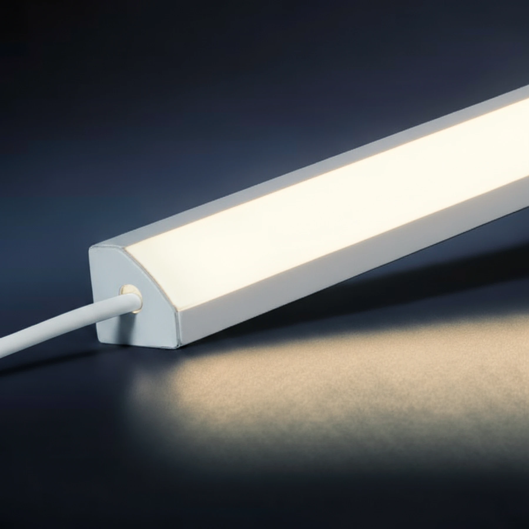 24V White Line LED Eckleiste - COB - neutralweiß - diffuse Abdeckung