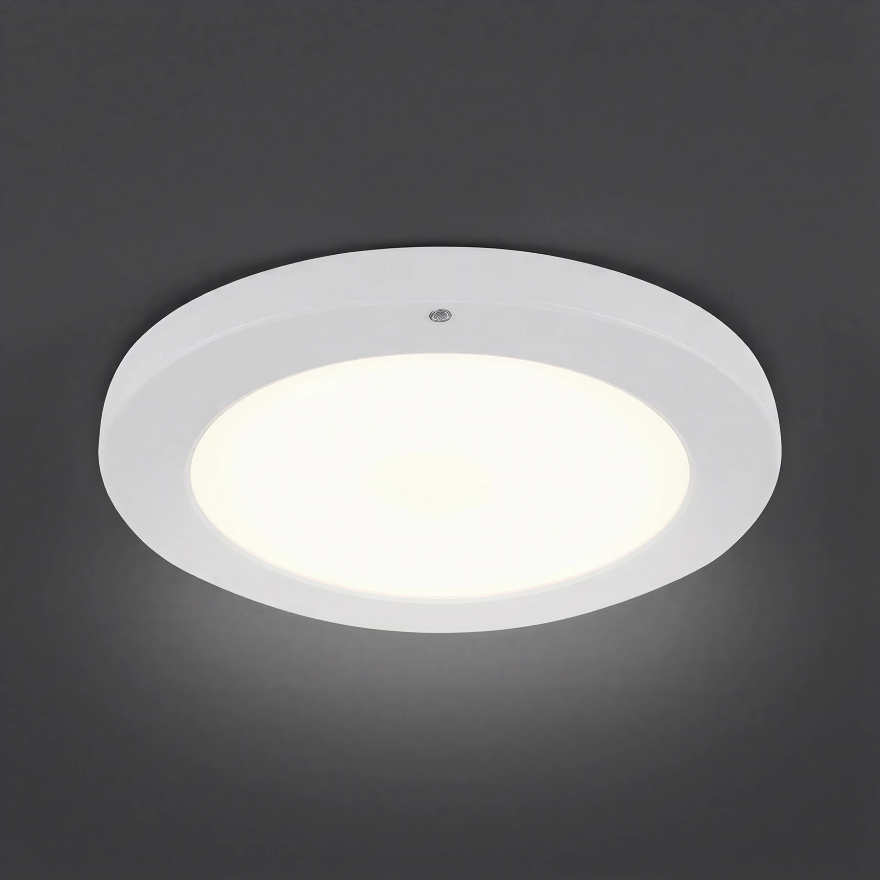 Decken Aufbauleuchte in weiß - Ø23cm - 18 W - Lichtfarbe: weiß einstellbar
