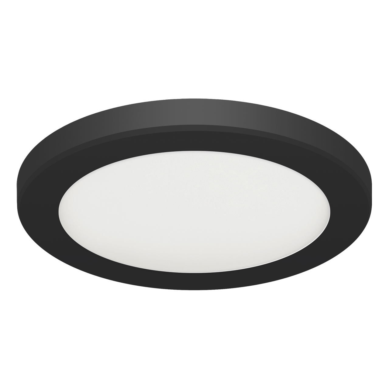 Decken Aufbauleuchte in schwarz - Ø30cm - 24 W - Lichtfarbe: weiß einstellbar