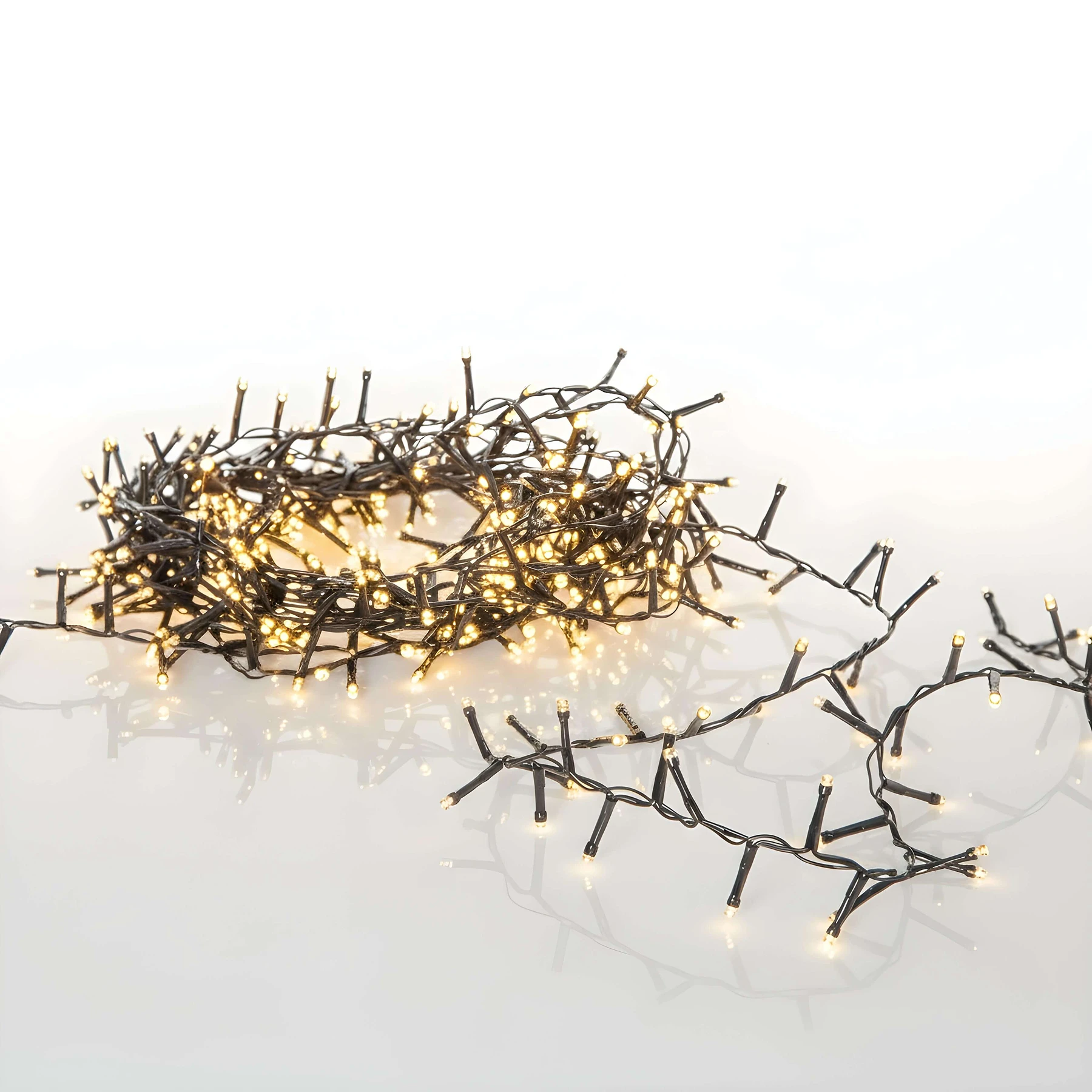 Flashy - Lichterkette für außen - 30 m - 1500 LEDs - Timer - Netzbetrieb - 8 Funktionen - Warmweiß