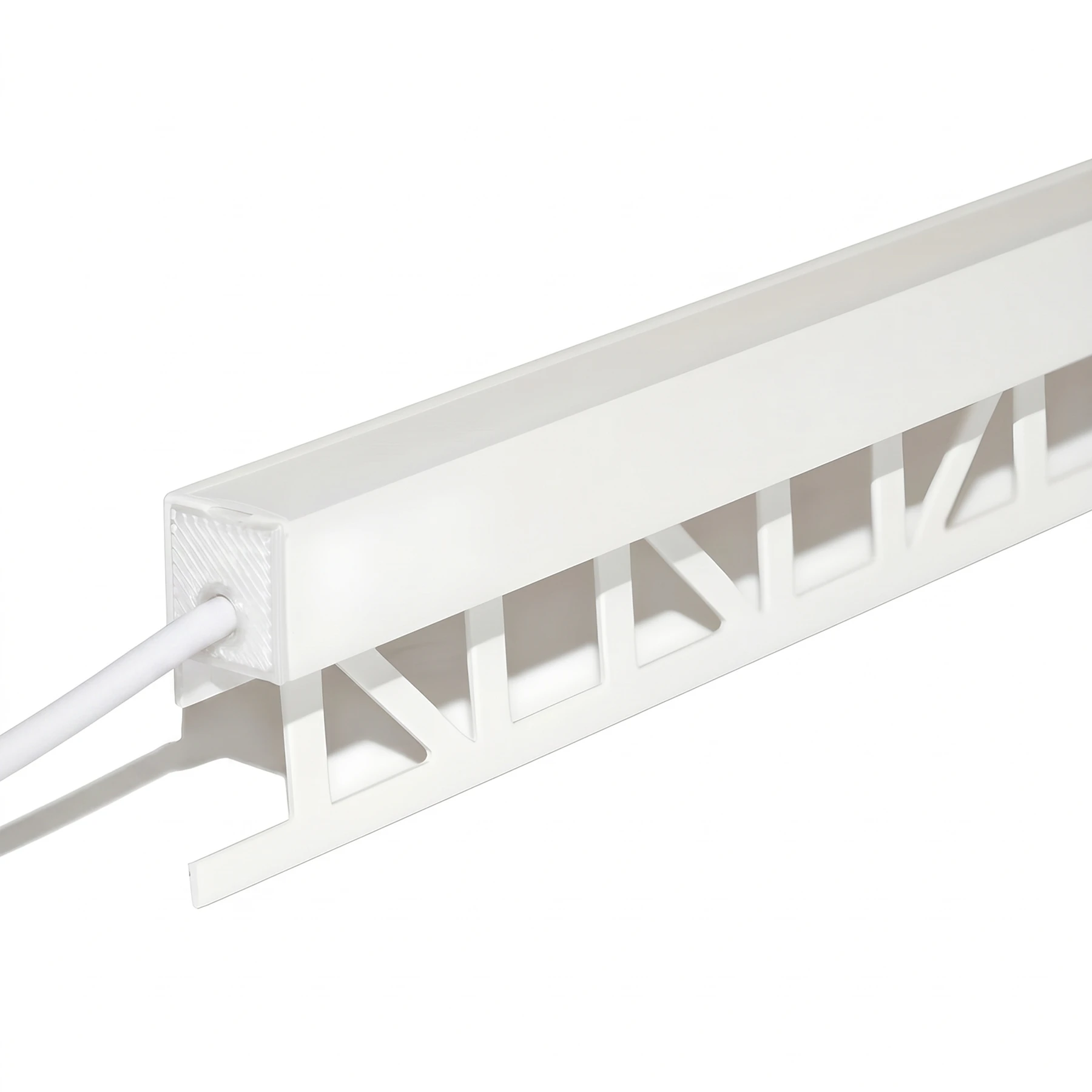 24V wasserfeste Fliesen LED Leiste weiß - nach oben abstrahlend - COB - Neutralweiß - diffus - IP65