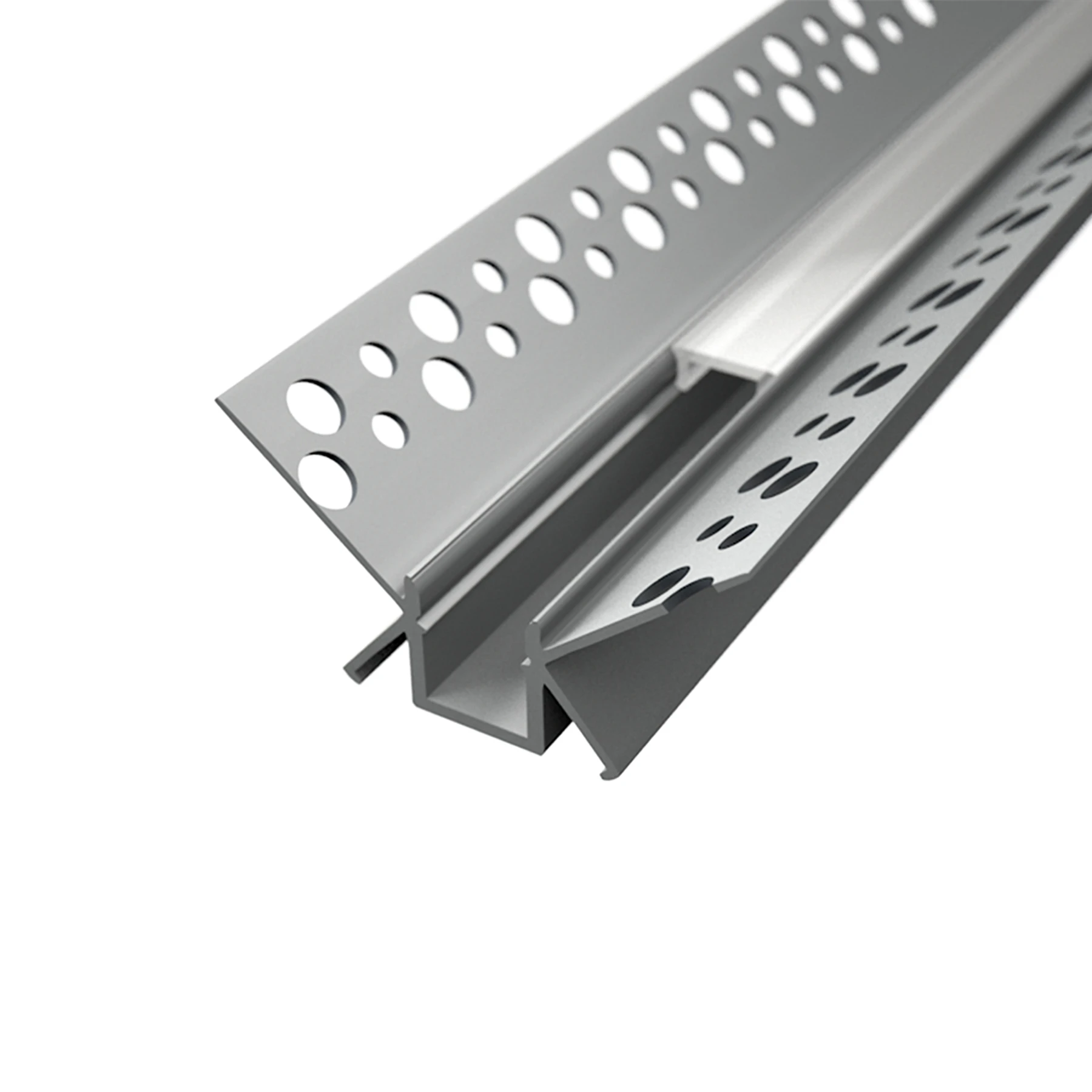 diffuse Abdeckung für LED Trockenbau Unterputzprofil - Innenecke, CC-90 - 100cm Länge