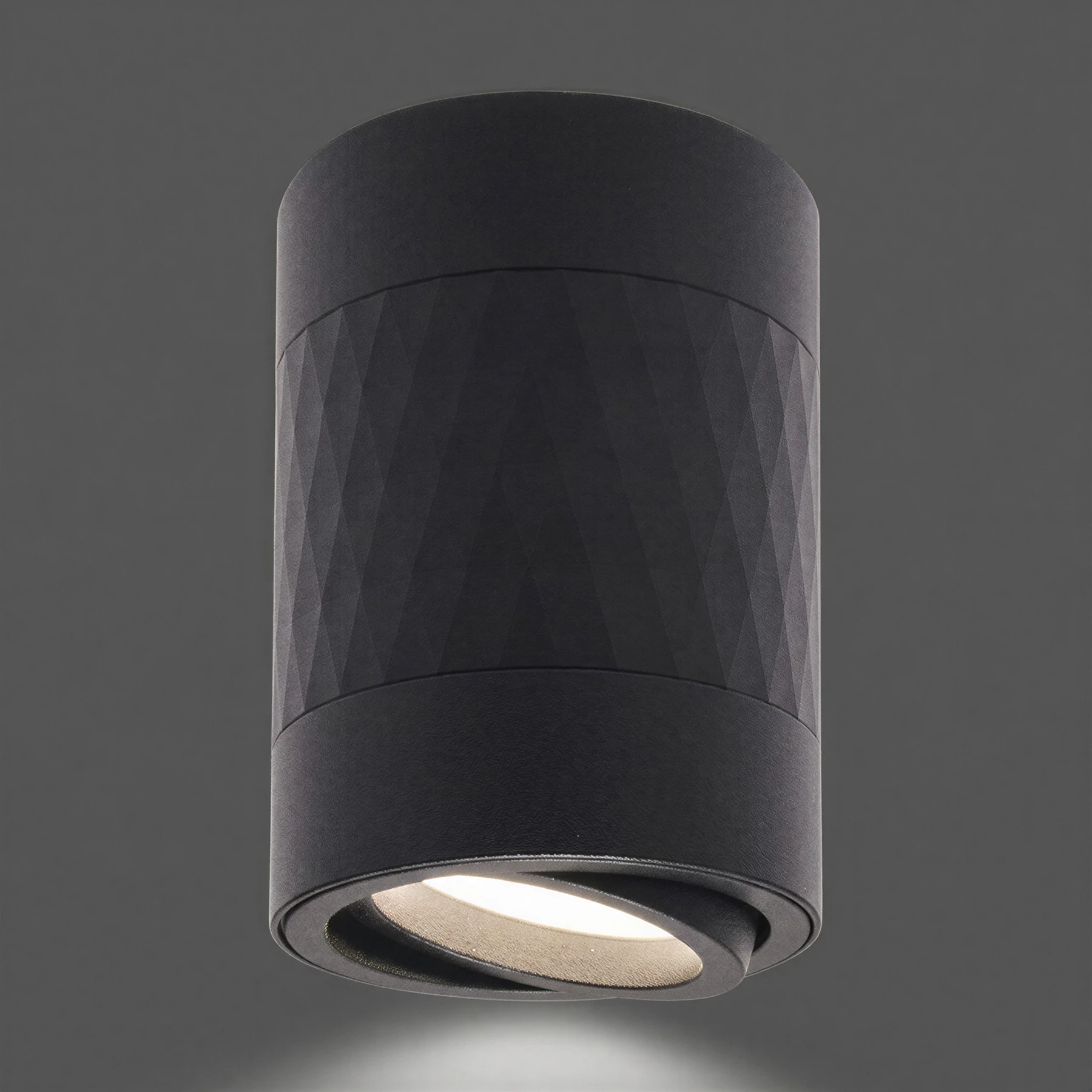 PIANO DWL - Aufbau Deckenspot in schwarz - Lichtfarbe: individuell wählbar