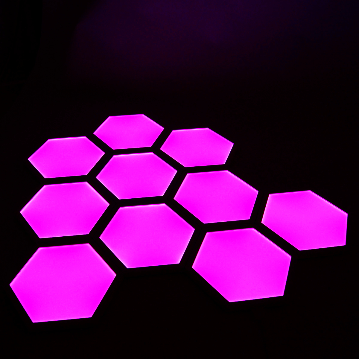 LED Panel Set - 10er Set - Tuya App - Sprachsteuerung über Alexa und Google Home